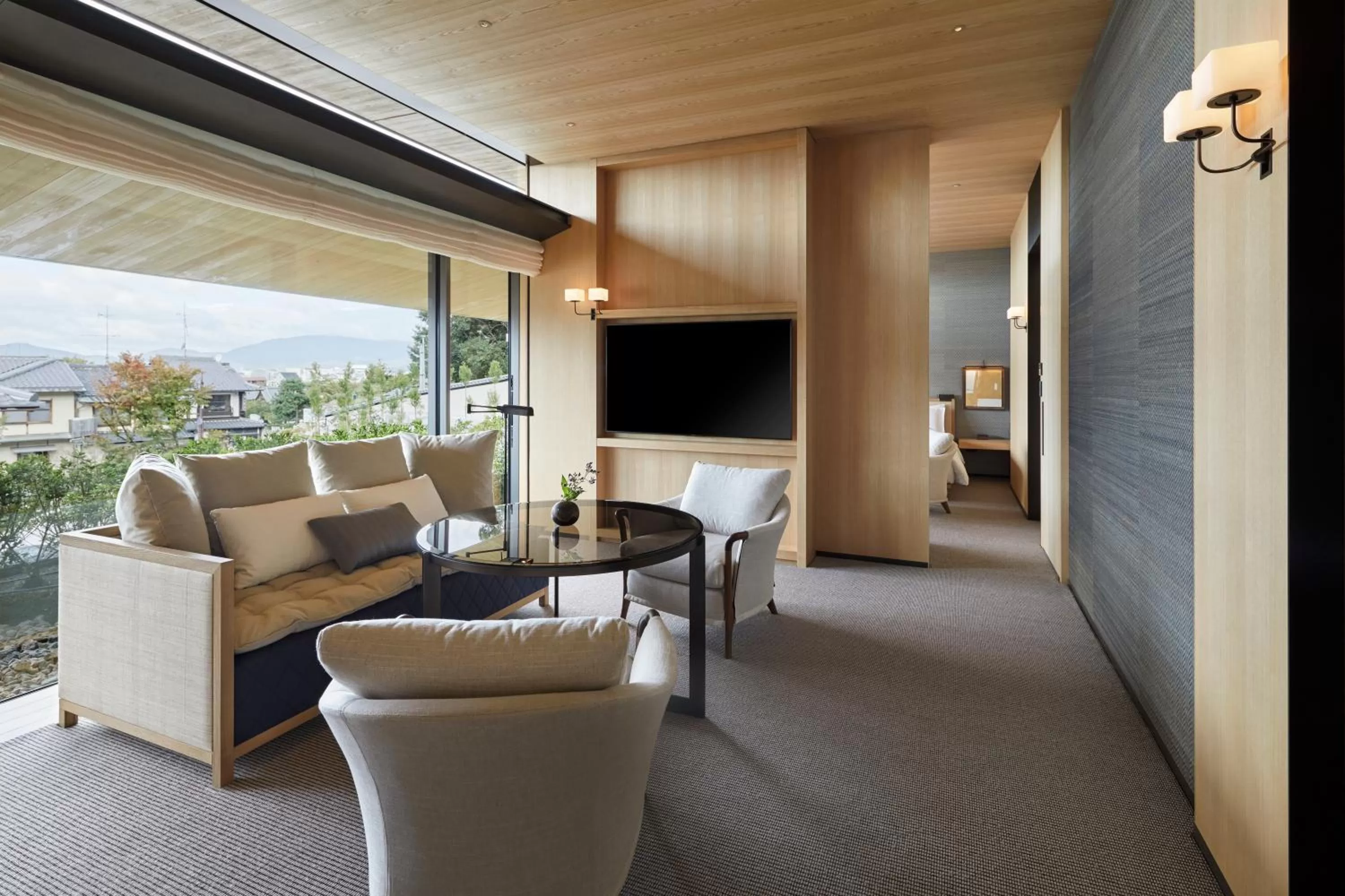 Living room in Park Hyatt Kyoto
