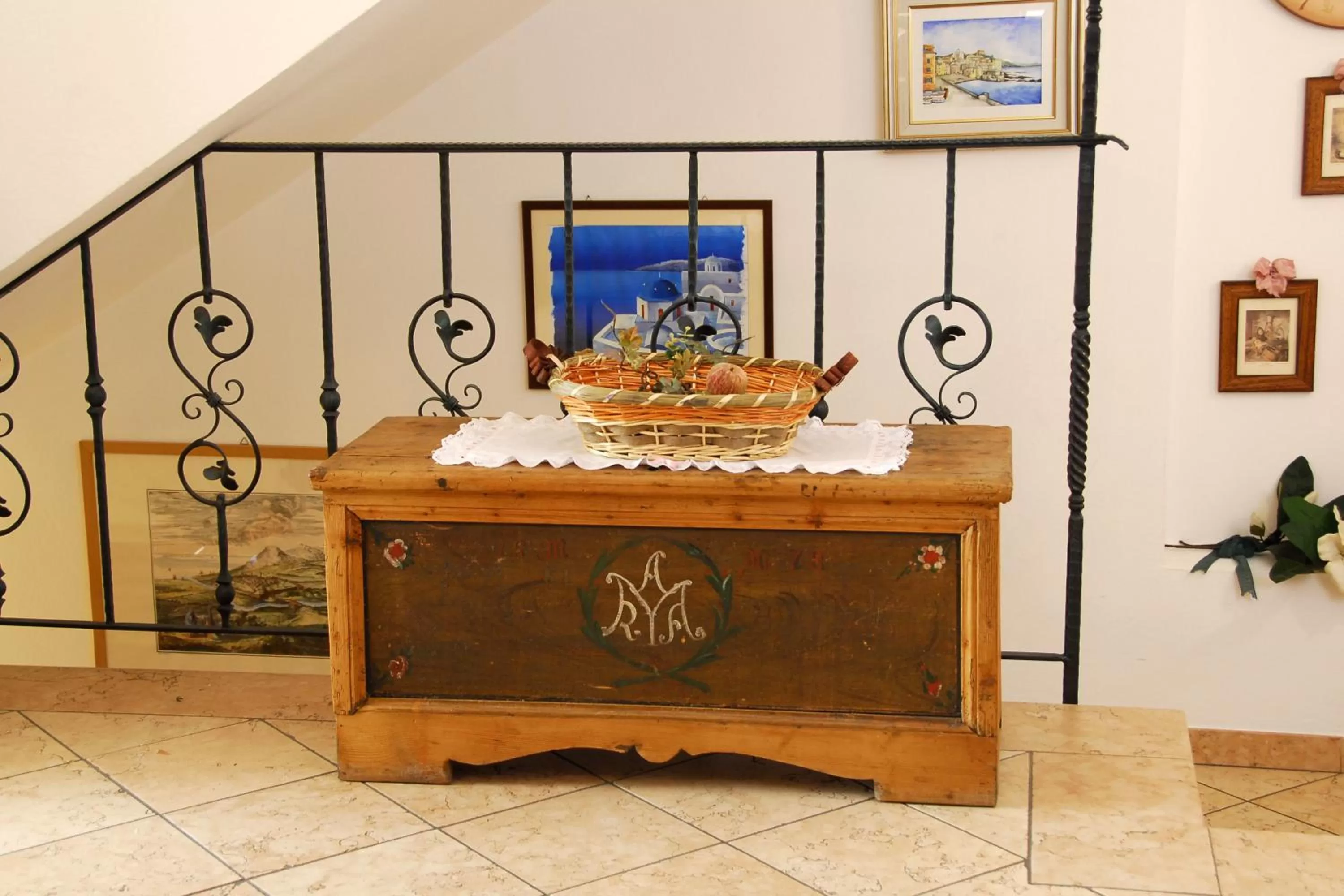 Decorative detail in Central Hotel