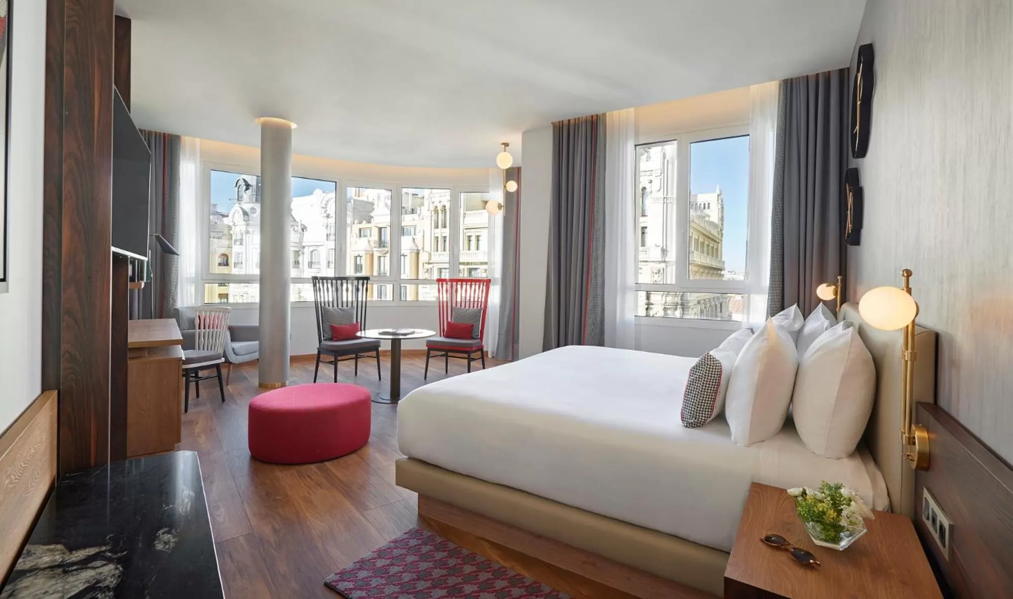 Bedroom, Bed in Hyatt Centric Gran Via Madrid
