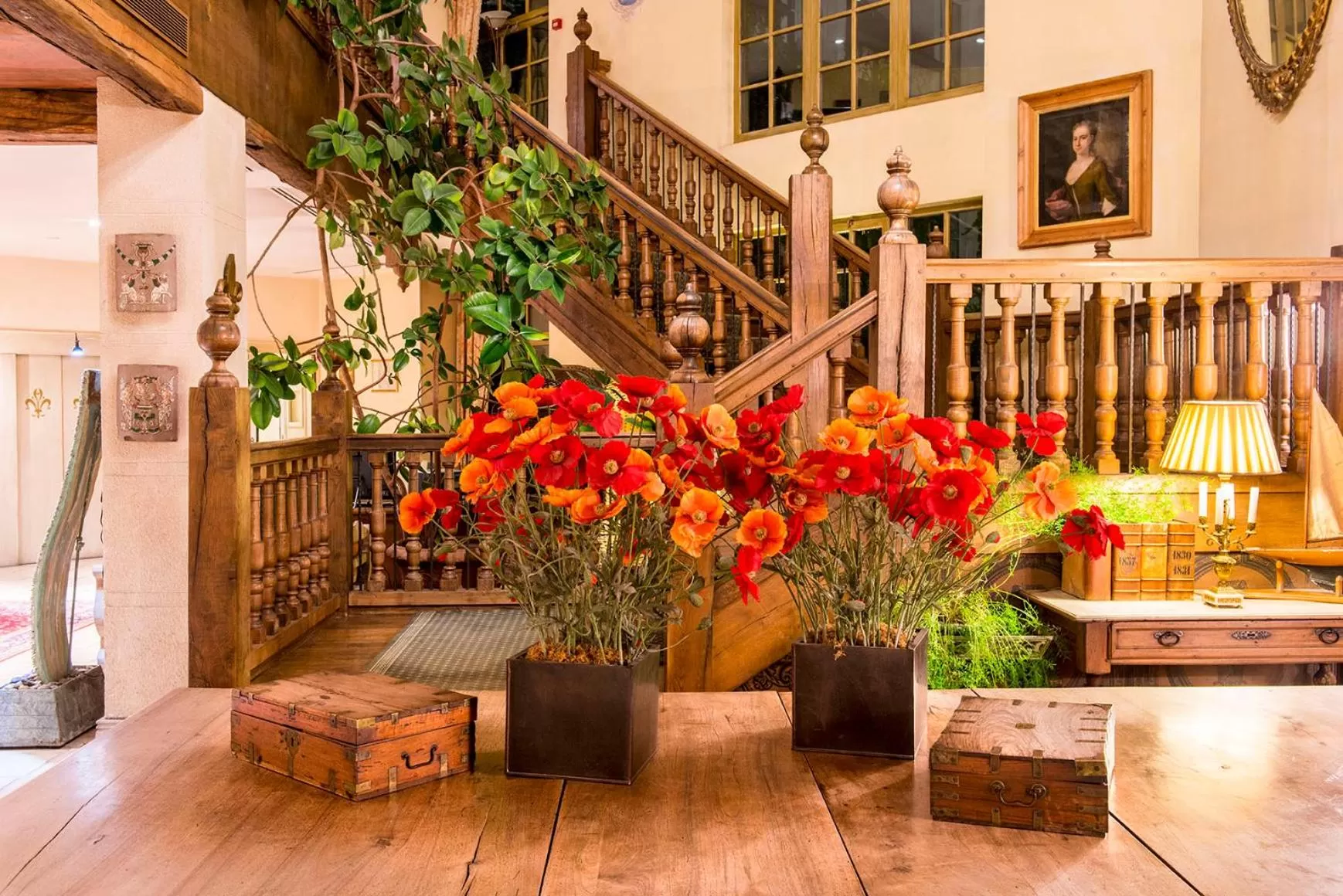 Lobby or reception in Le Manoir de Gressy