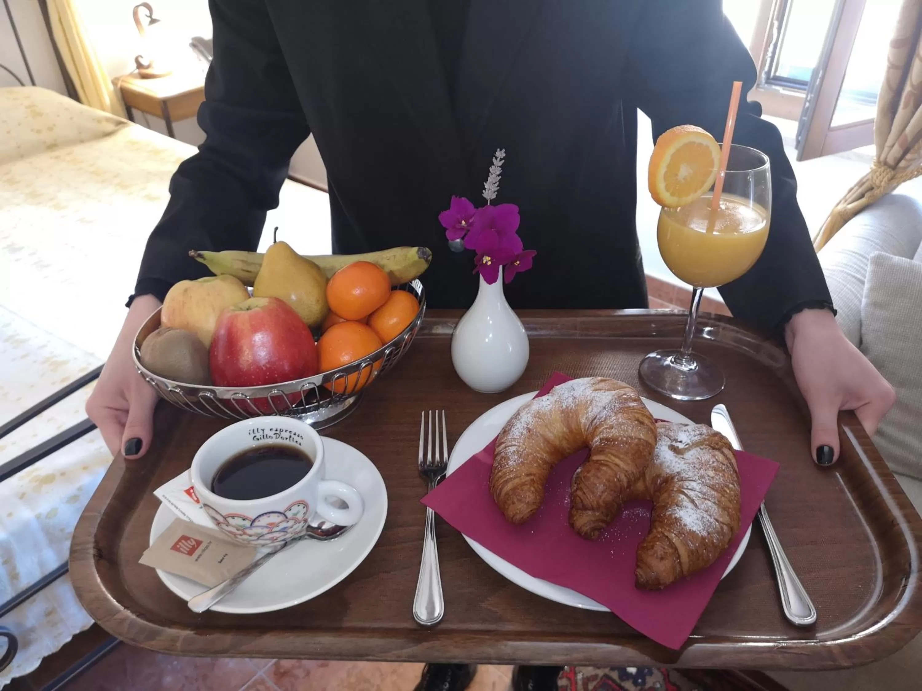 Buffet breakfast in Villetta Phasiana