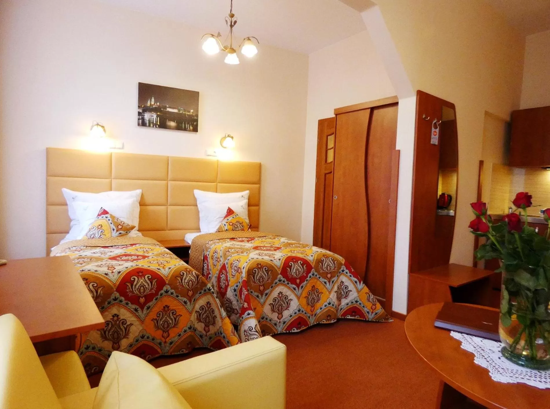 Bed in Aparthotel Adler