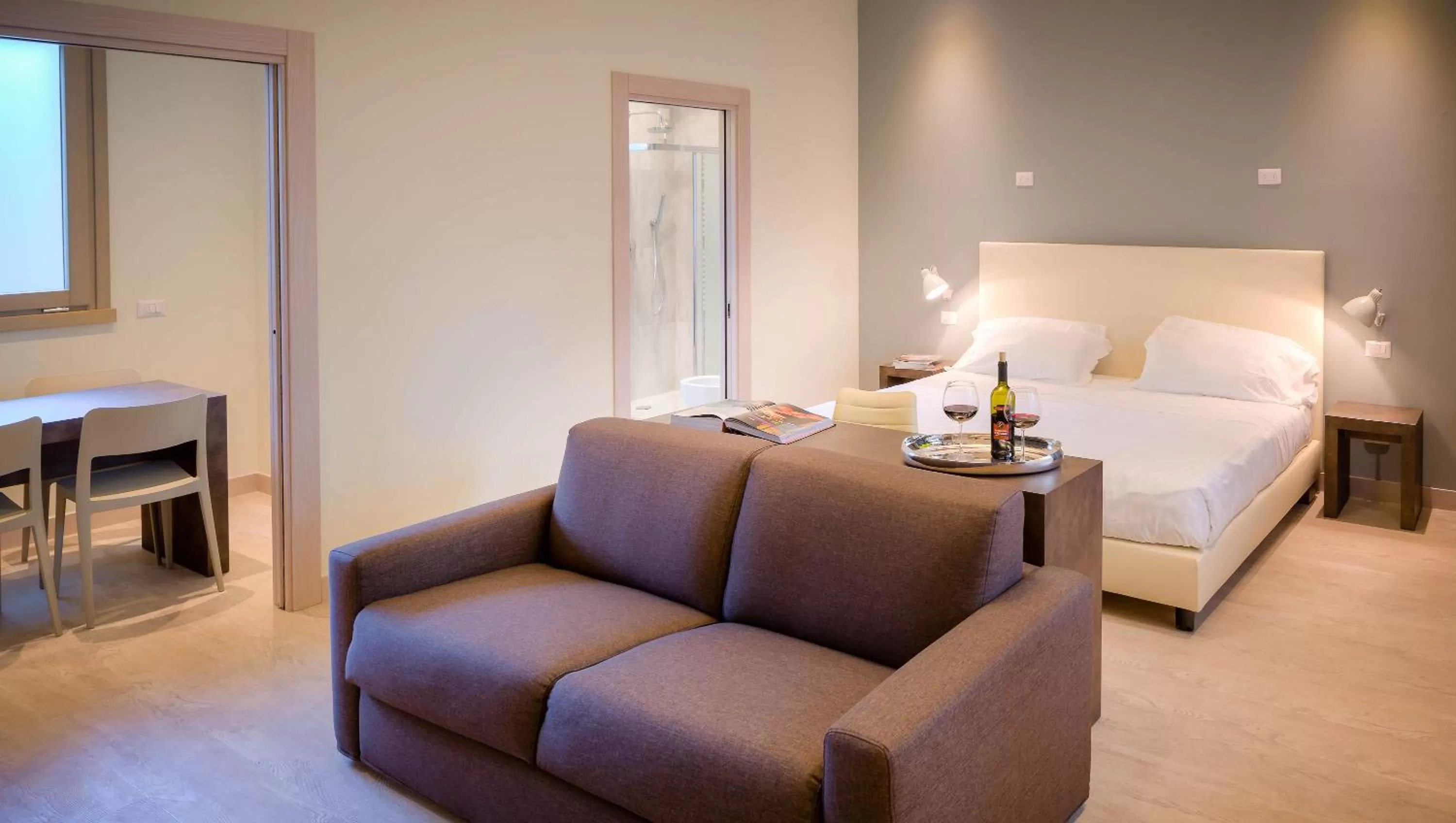 Living room, Bed in Forte16 View & SPA