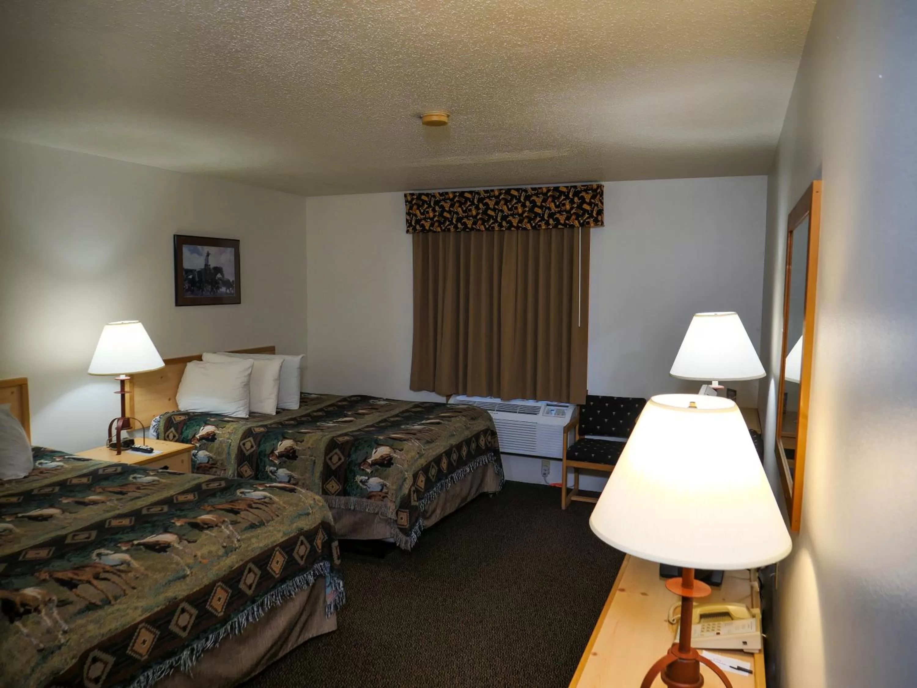 Bed in Range Country Lodging