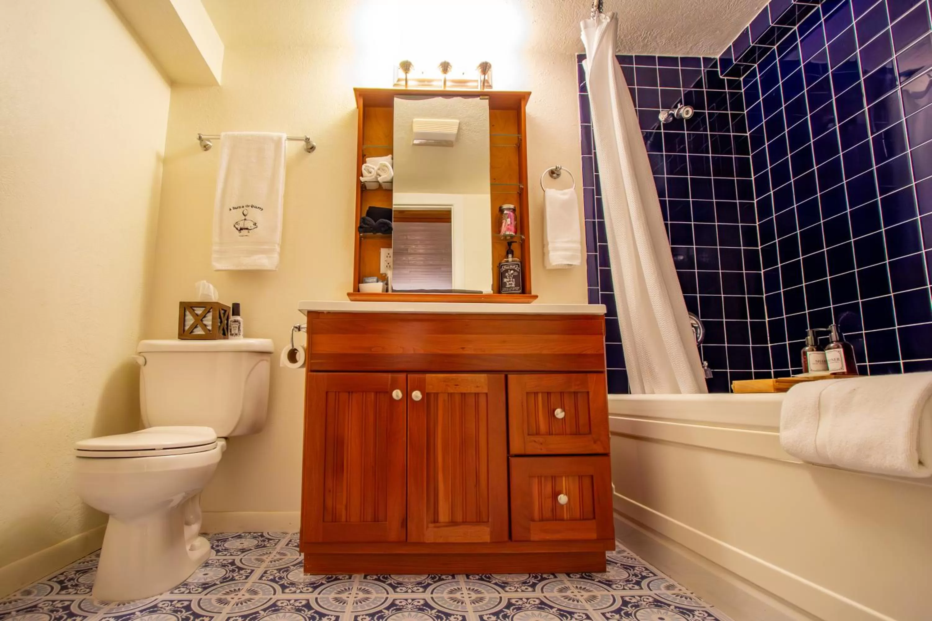 Shower in A Barn At The Quarry