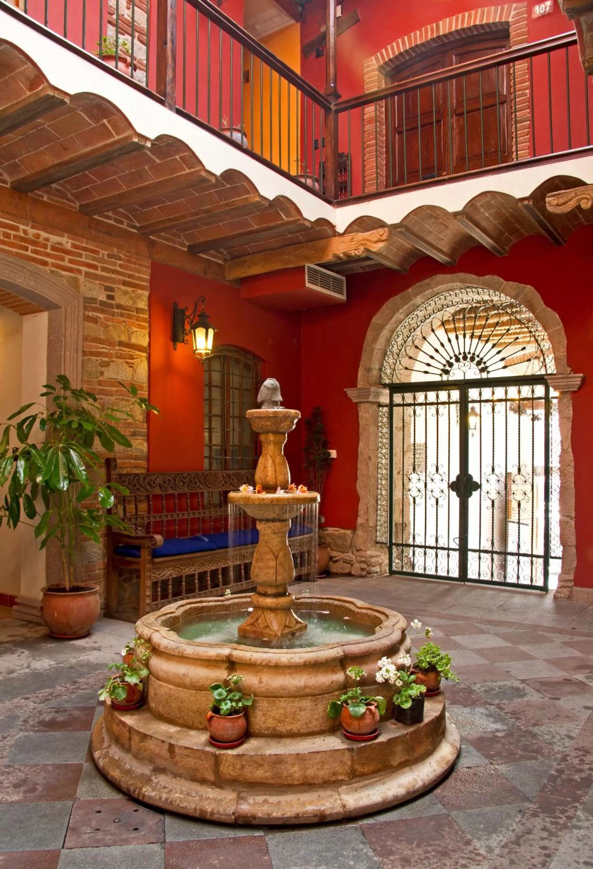 Lobby or reception in La Casona Hotel Boutique