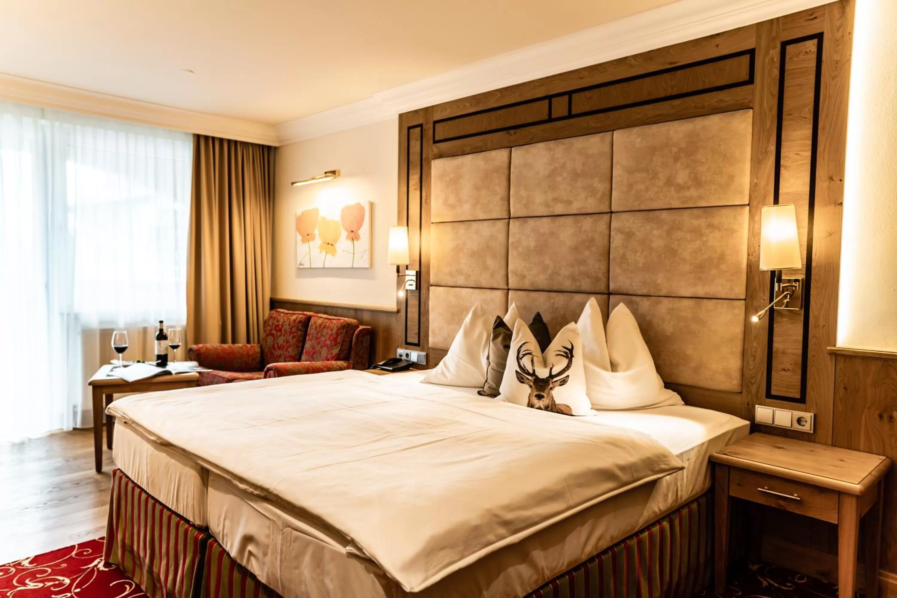 Photo of the whole room, Bed in Hotel Hubertushof