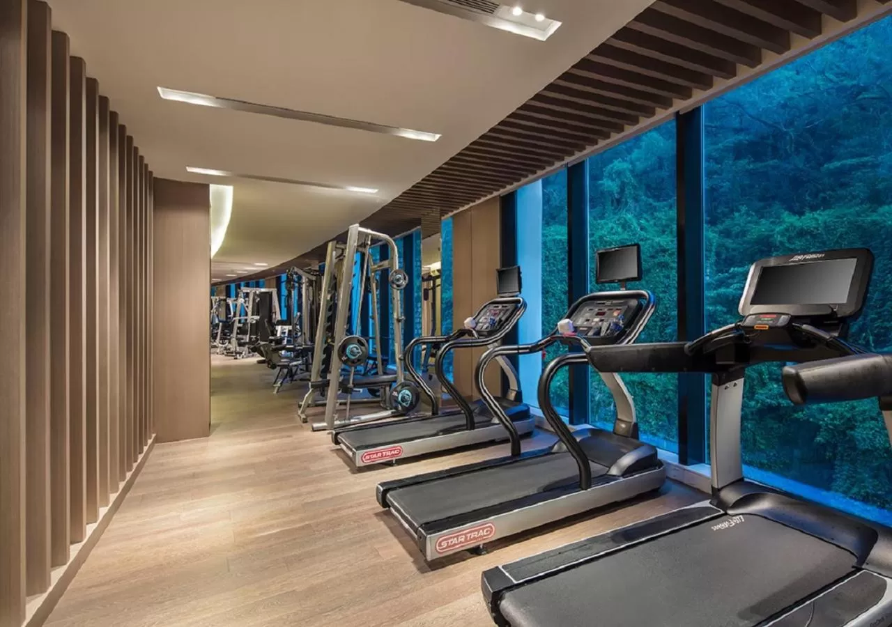 Fitness centre/facilities in Grand Bay Hotel Zhuhai