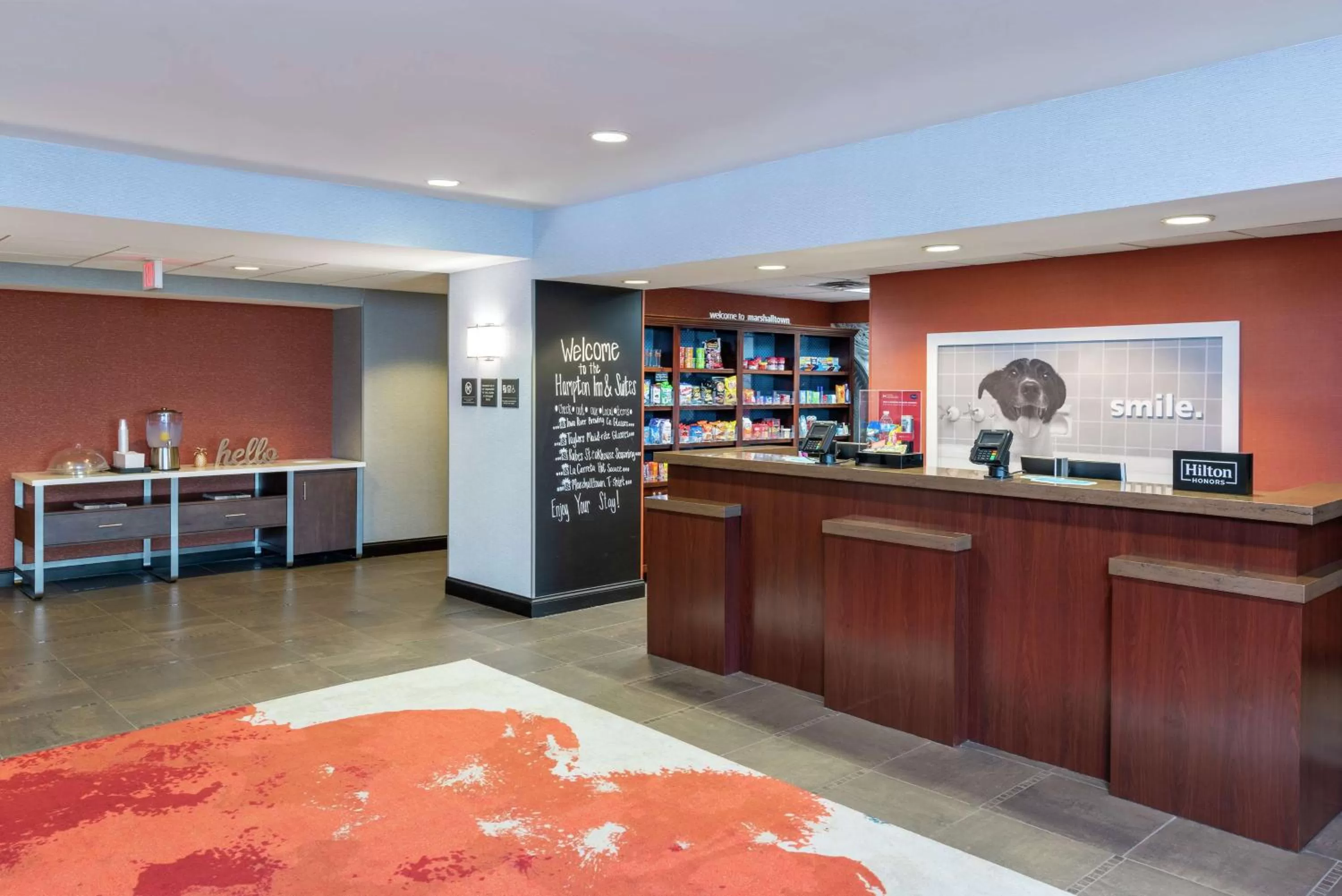 Lobby or reception in Hampton Inn & Suites Marshalltown