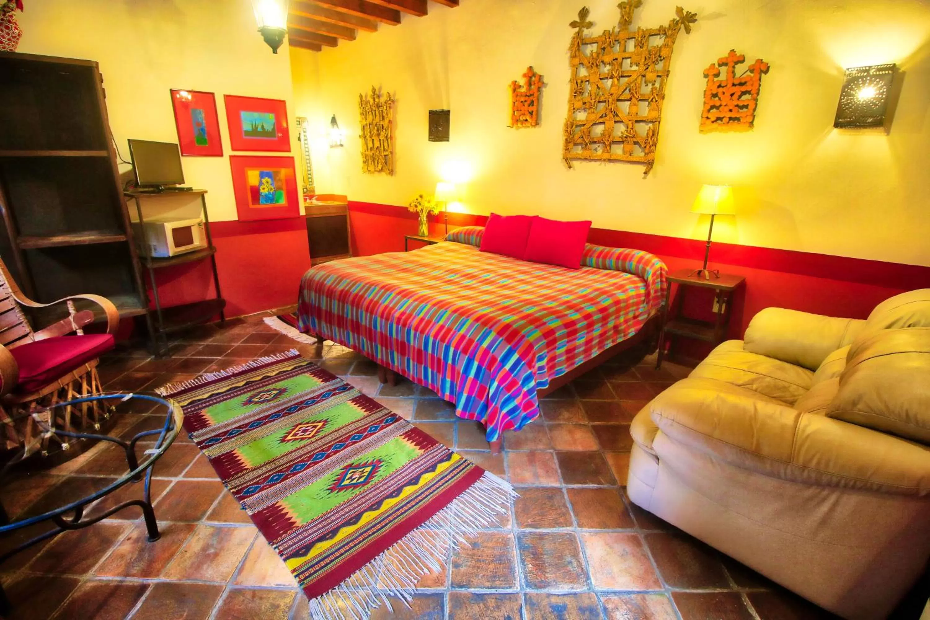 Bedroom, Bed in Hotel Casa Encantada