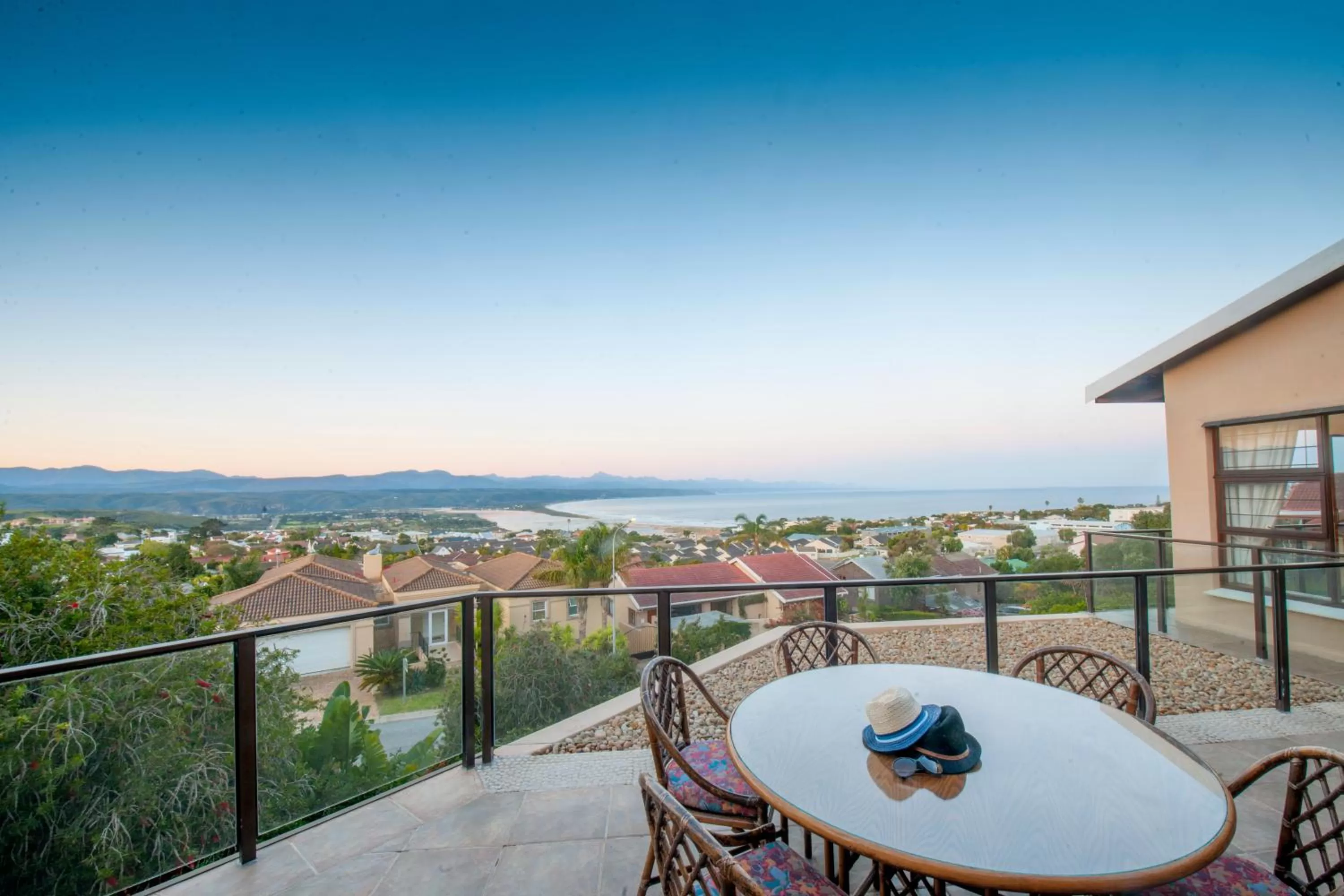 Sea view, Balcony/Terrace in Panoramic Blue B&B