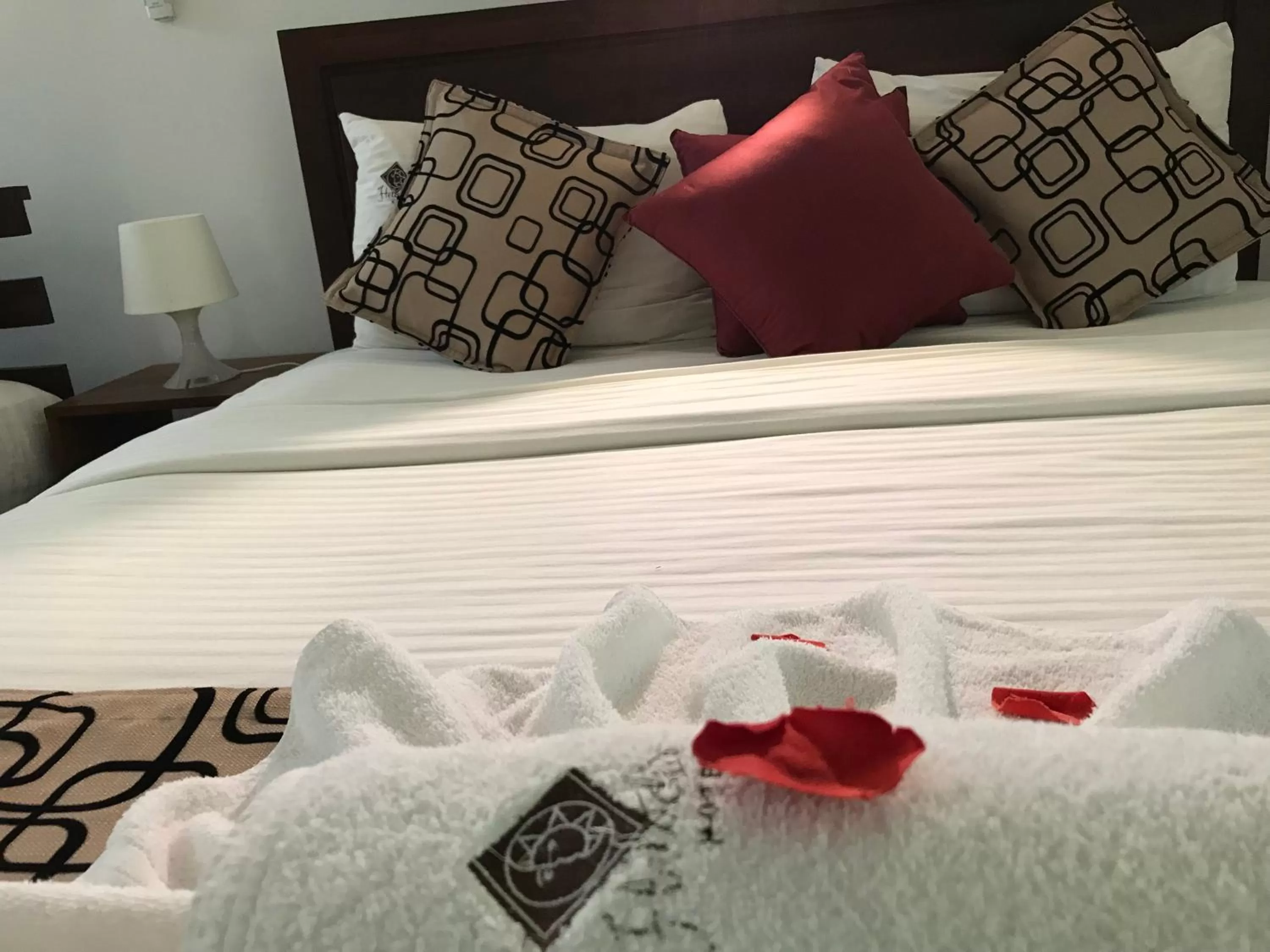 Bed in Hotel Heladiv