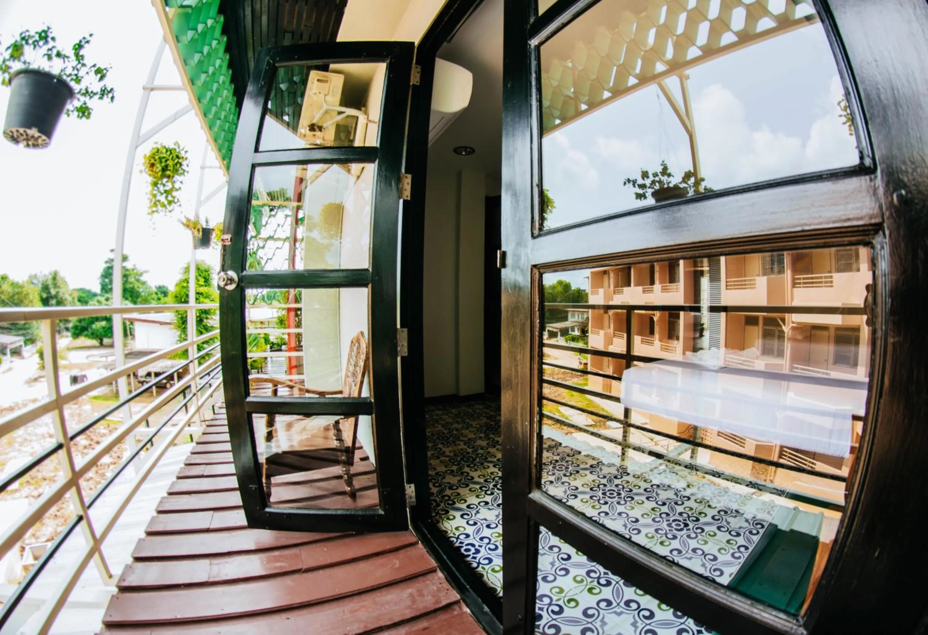 Balcony/Terrace in The 8 Factory Hotel Phitsanulok