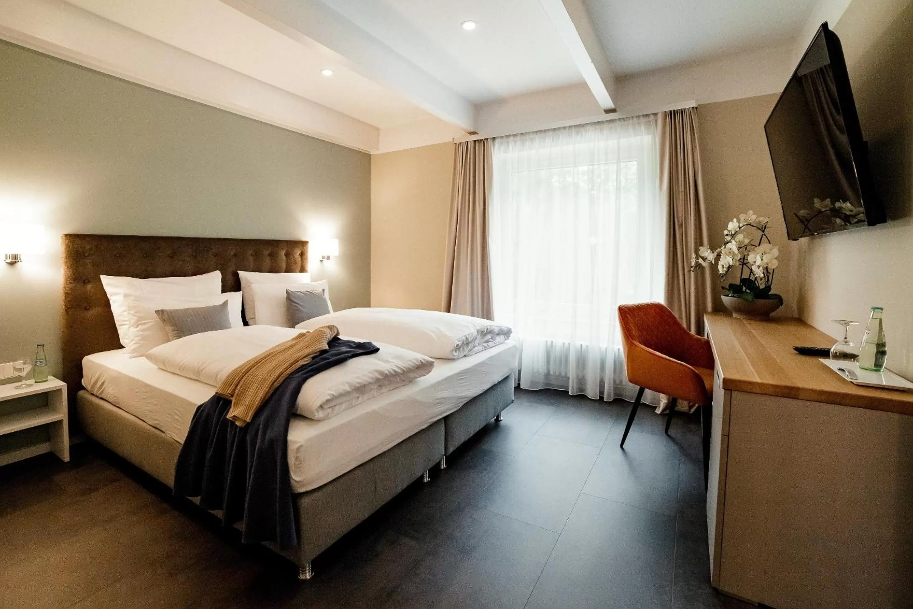 Bed in Seehotel am Tankumsee