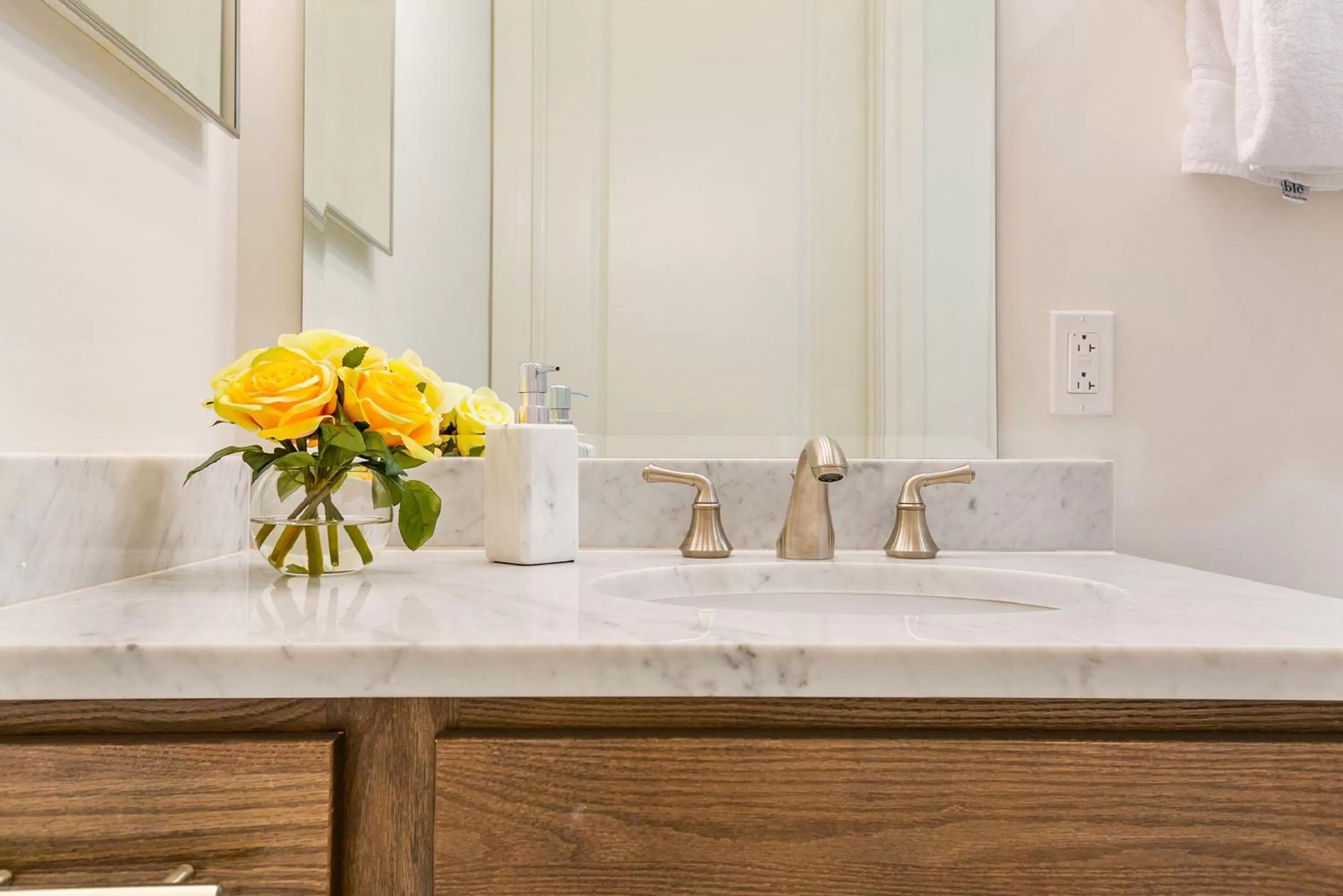 Bathroom in 1 and 2 BR Private Condos Steps Away From French Quarter