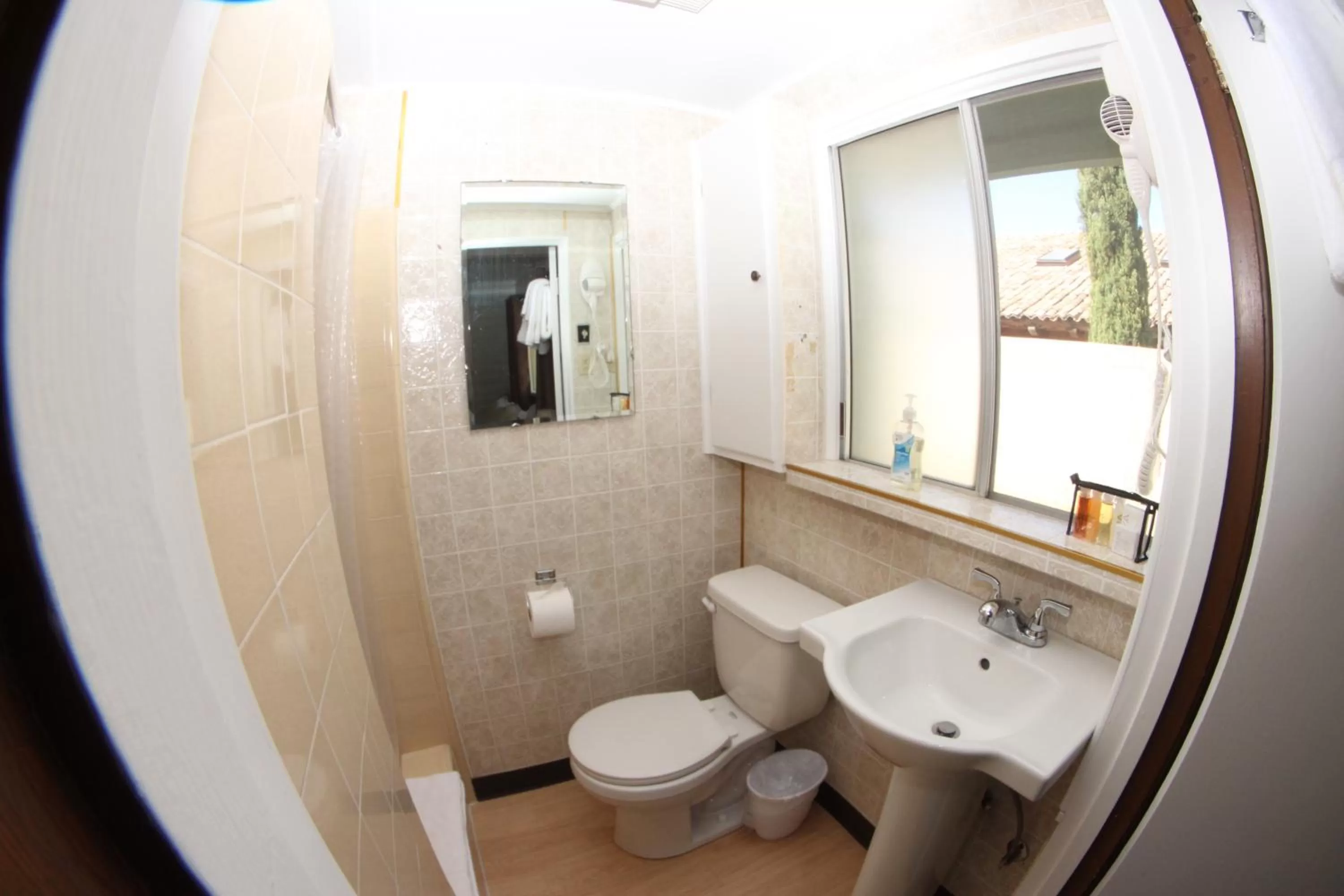 Shower in Little European Lodge