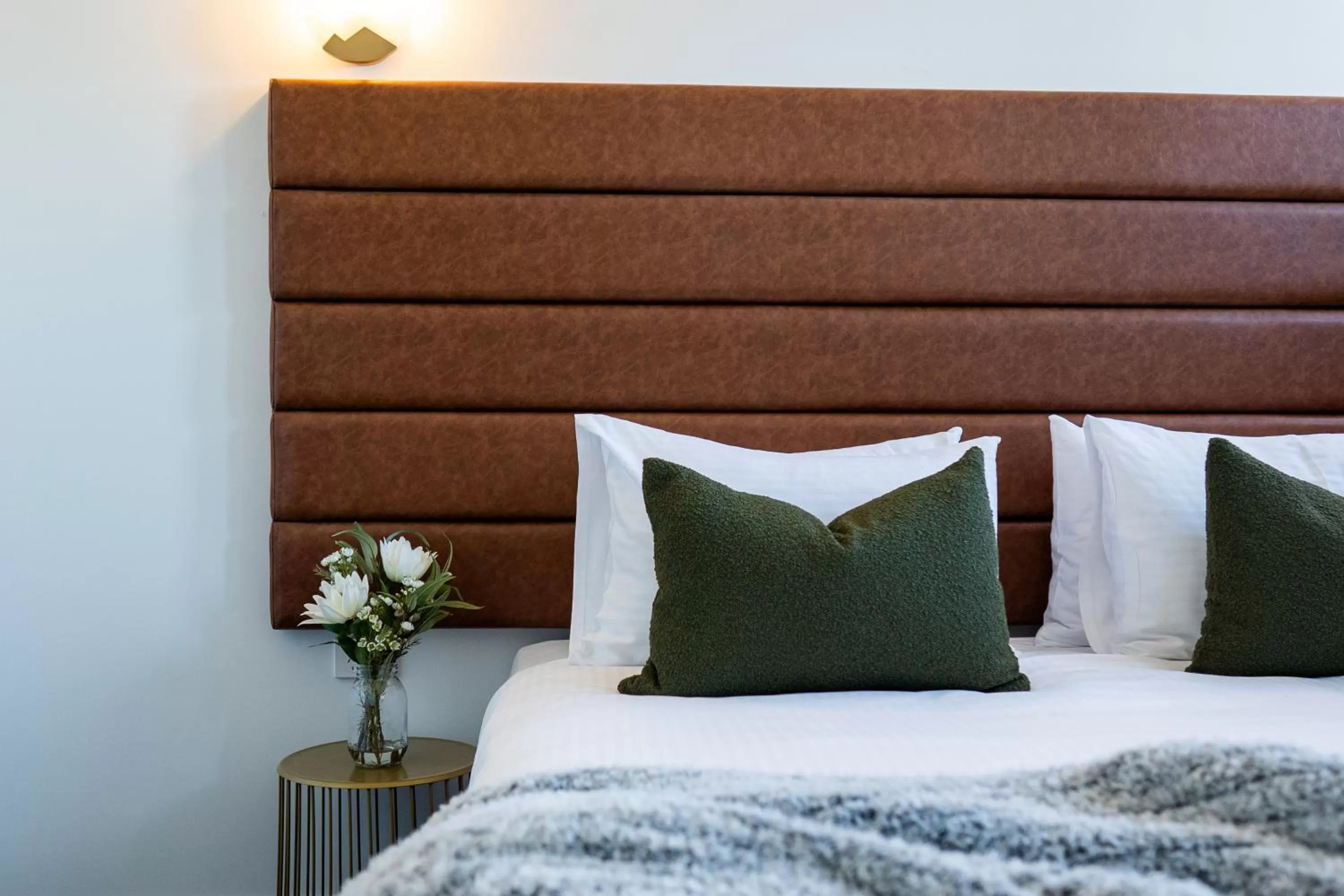 Bed in Grand Hotel and Studios