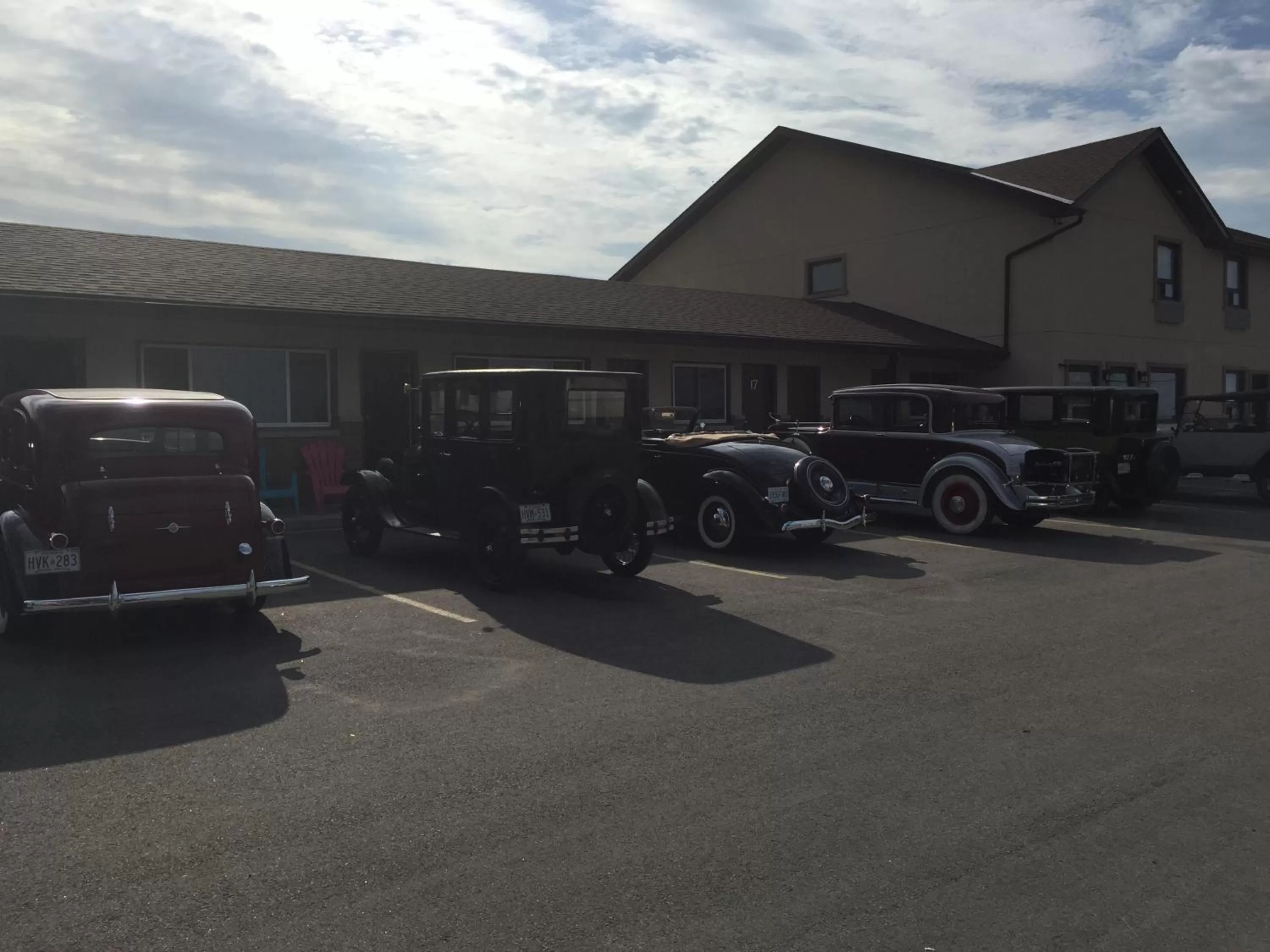 Property building in Masterson's Motel