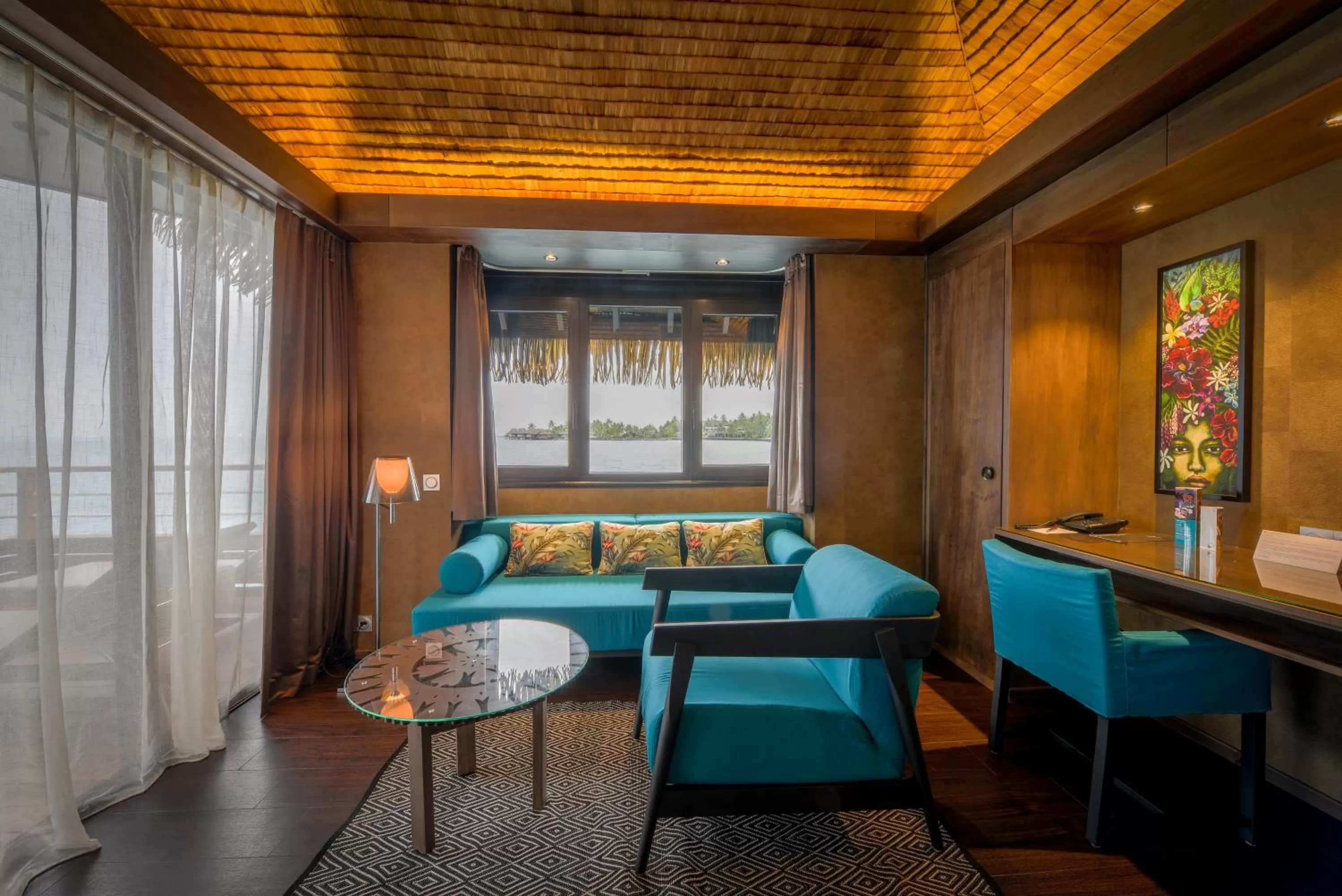 View (from property/room), Bed in InterContinental Tahiti Resort & Spa by IHG