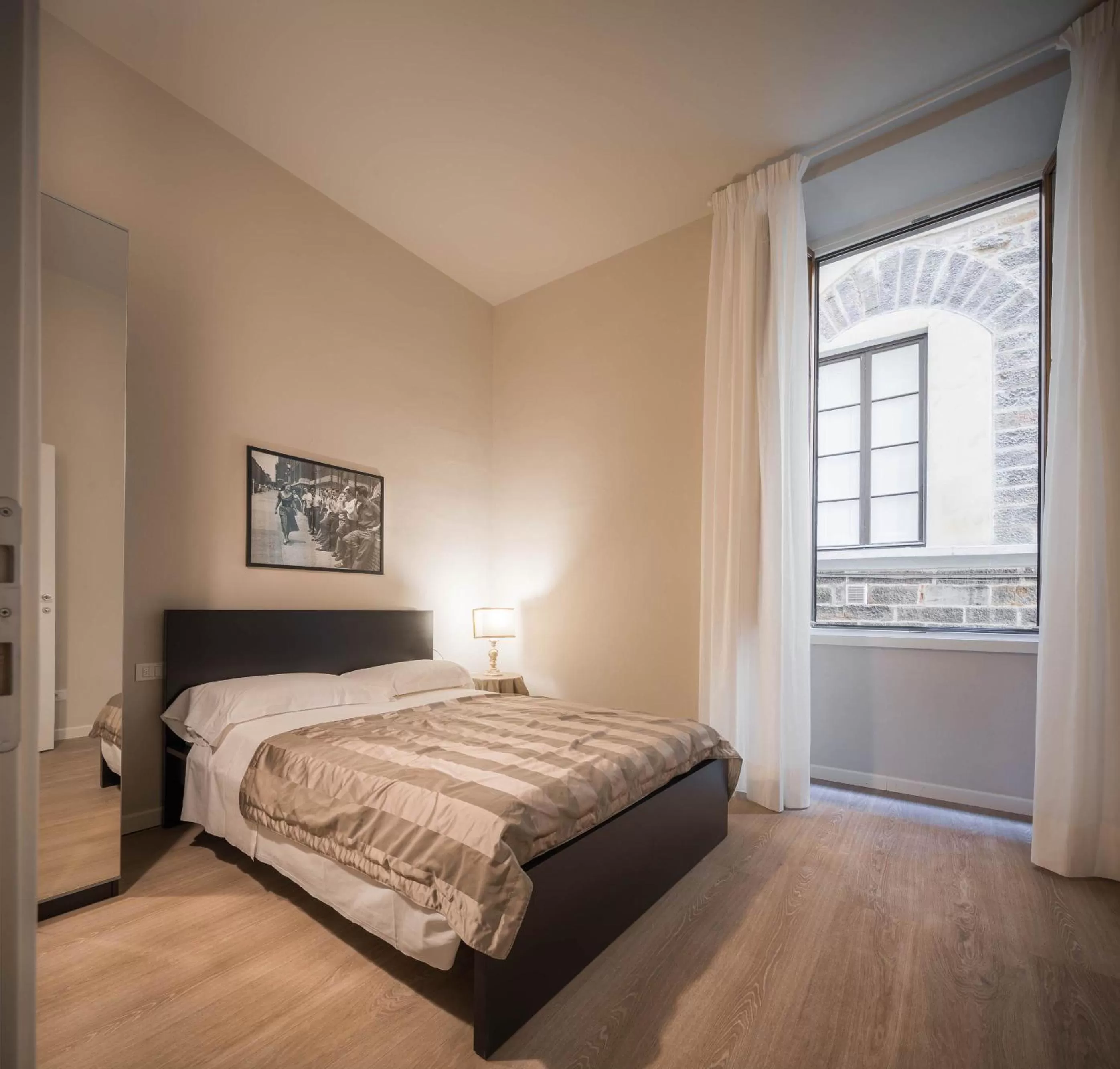 Bed in Hotel Torre Guelfa Palazzo Acciaiuoli