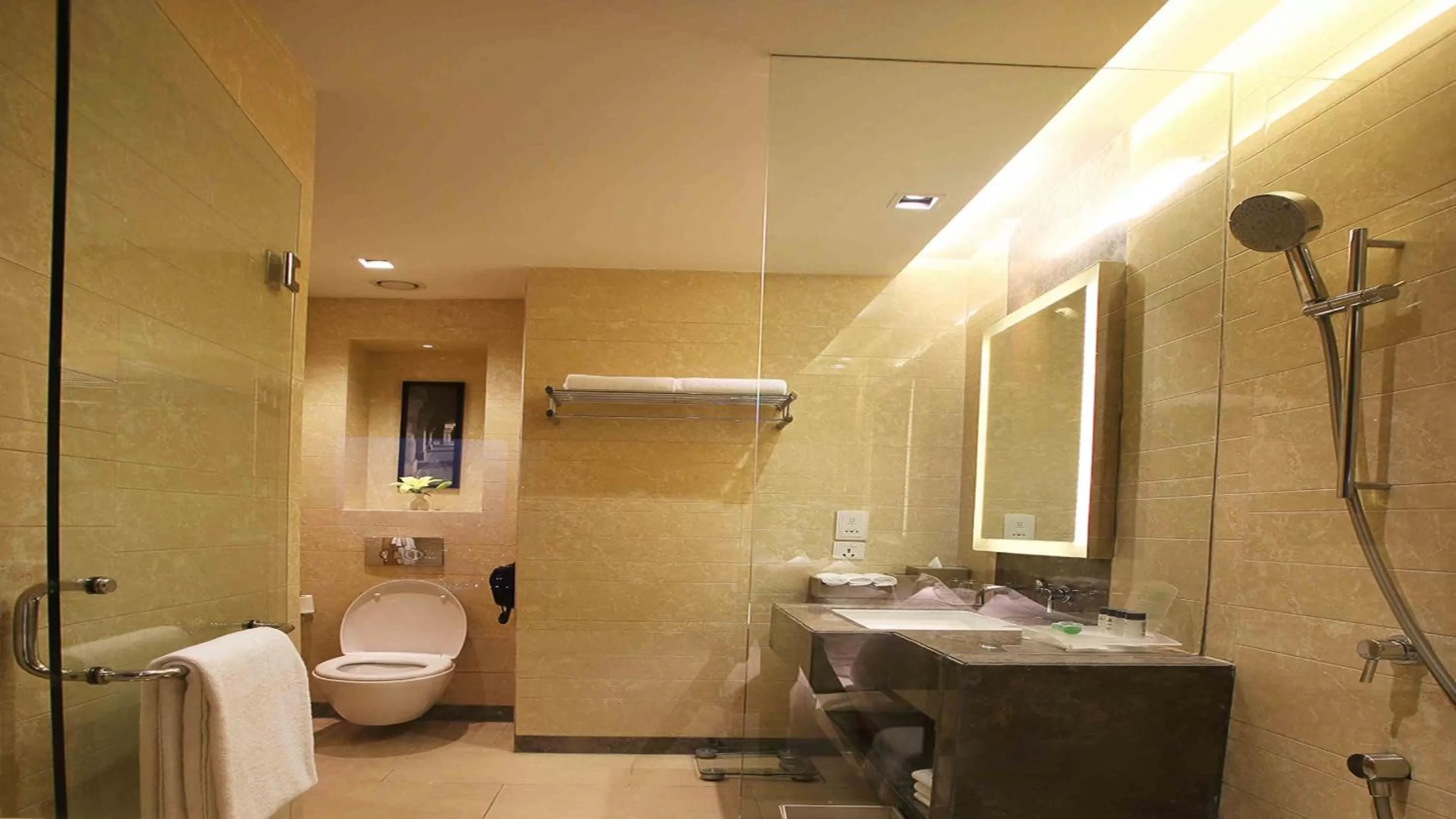 Bathroom in Holiday Inn New Delhi Mayur Vihar Noida by IHG