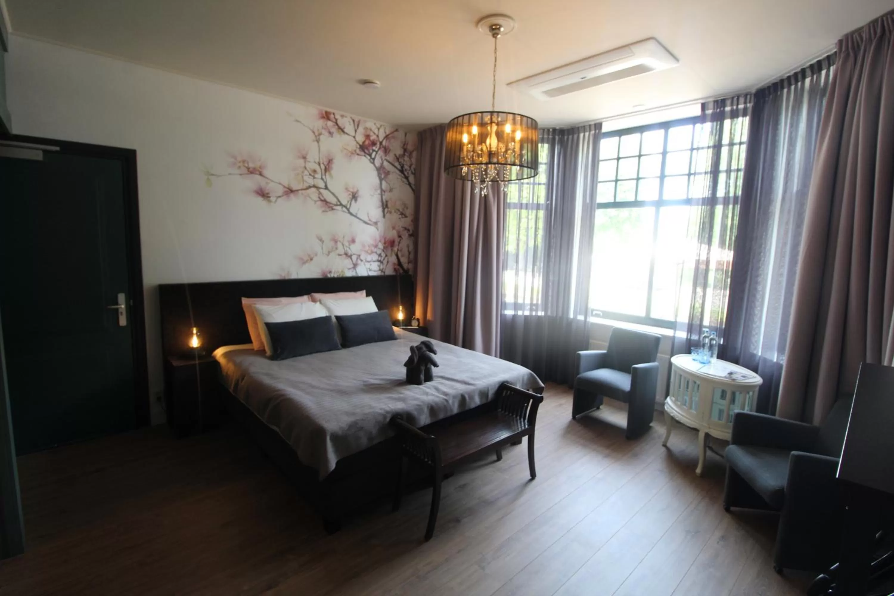 Bed in Polderhuis Bed & Breakfast