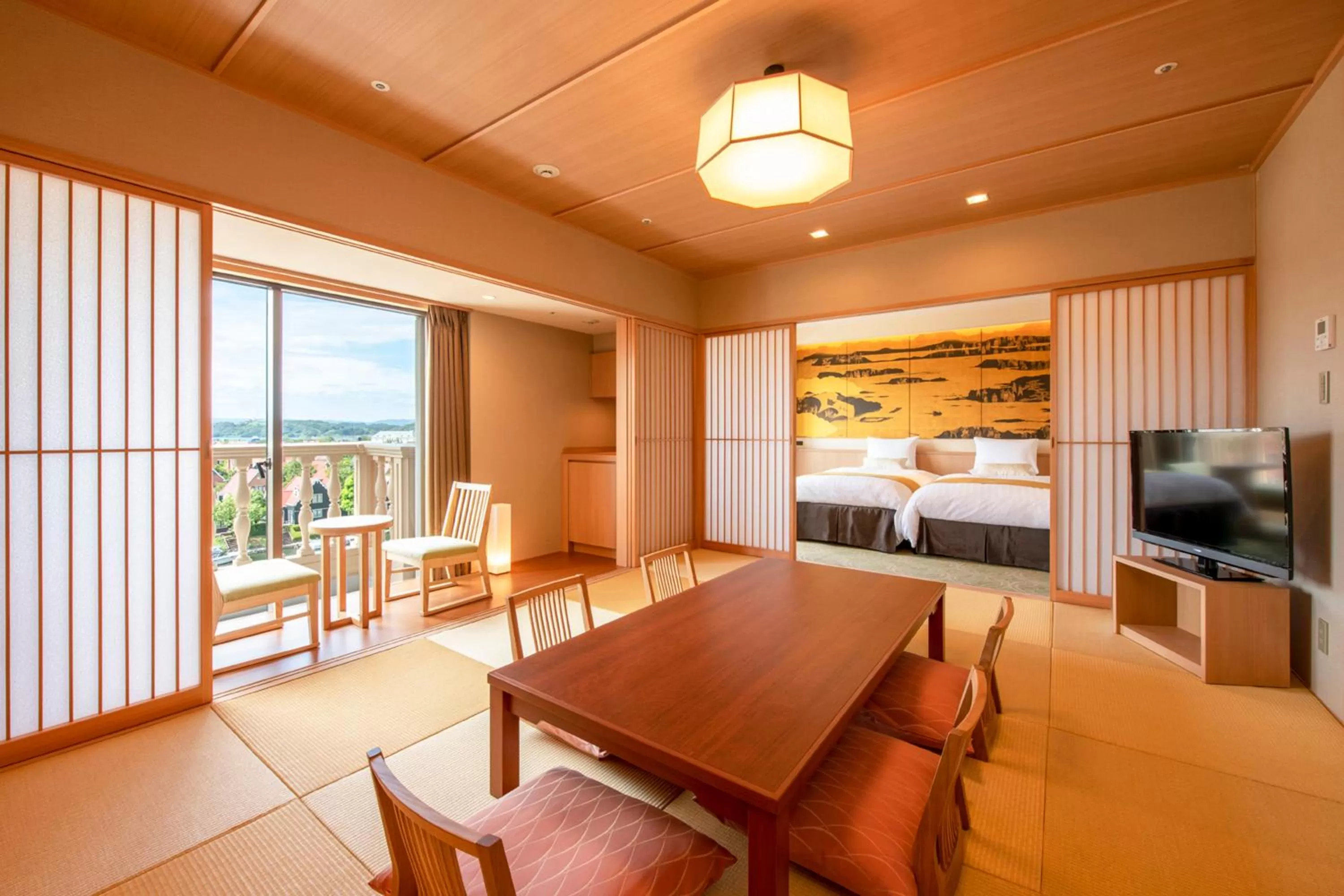 Photo of the whole room in Hotel Okura JR Huis Ten Bosch