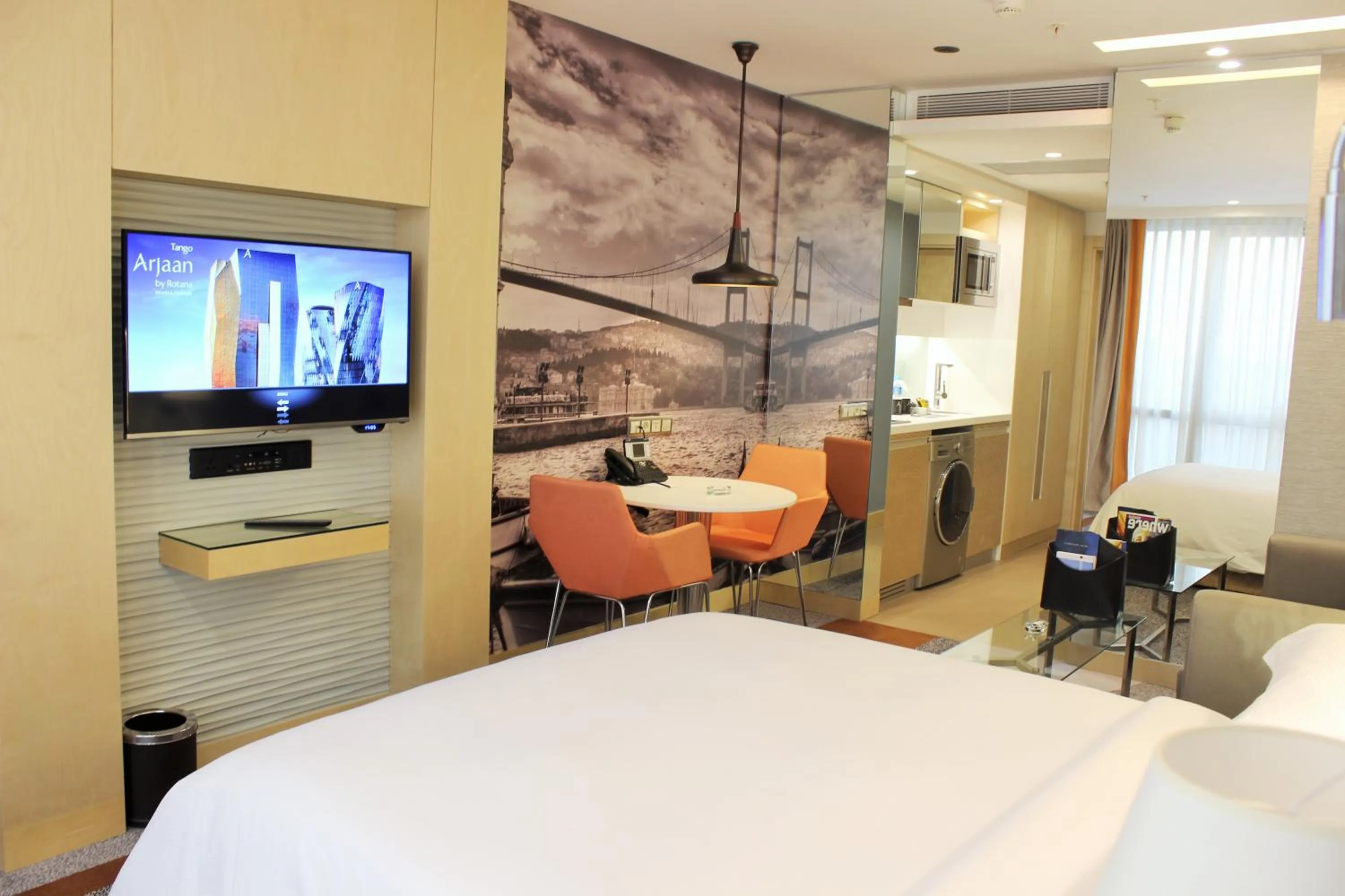 TV and multimedia, Bed in Tango Arjaan by Rotana Istanbul Asia