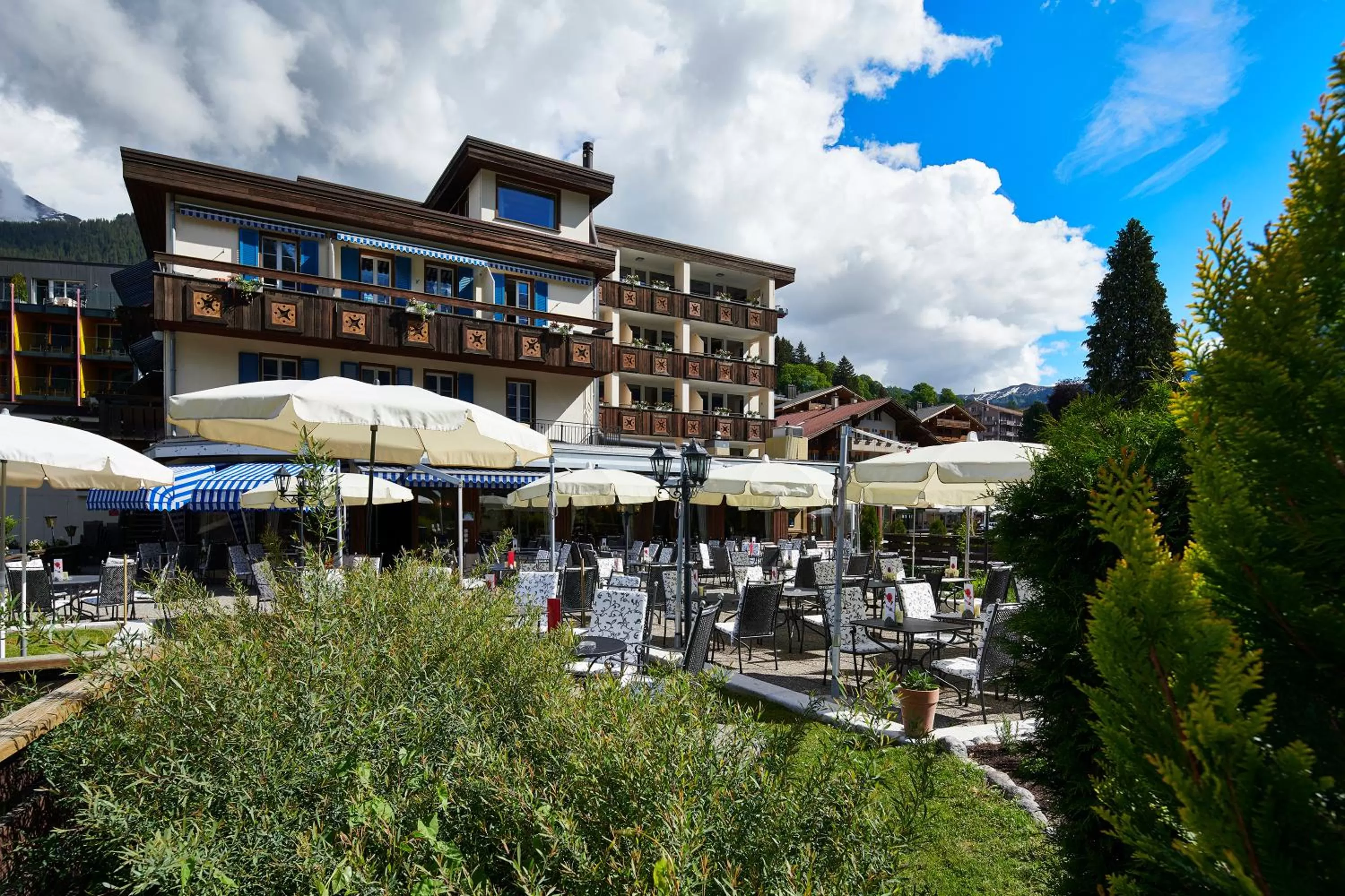 Food and drinks in Hotel Spinne Grindelwald