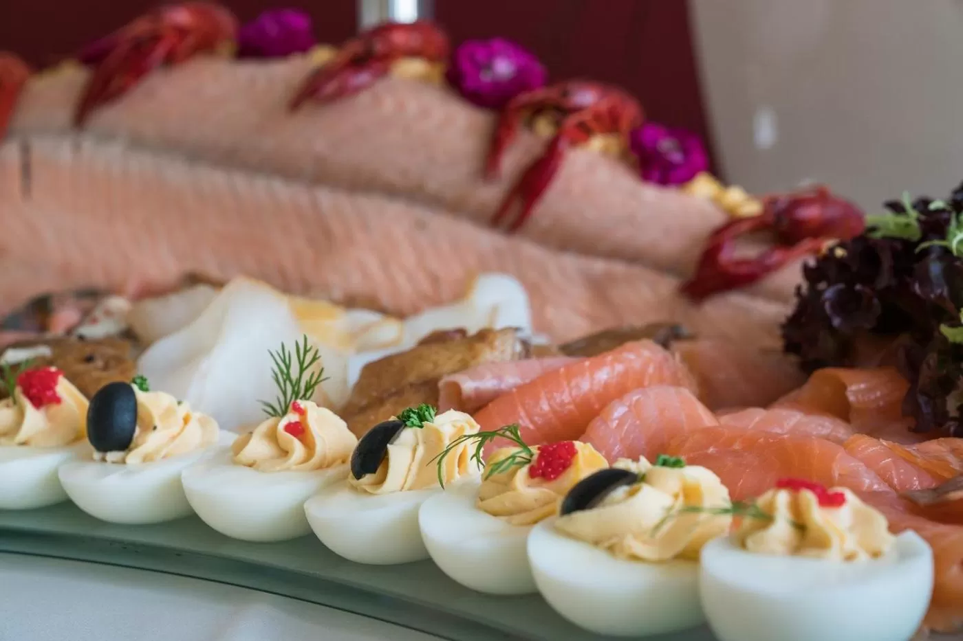 Buffet breakfast, Food in Strandhotel Hohenzollern