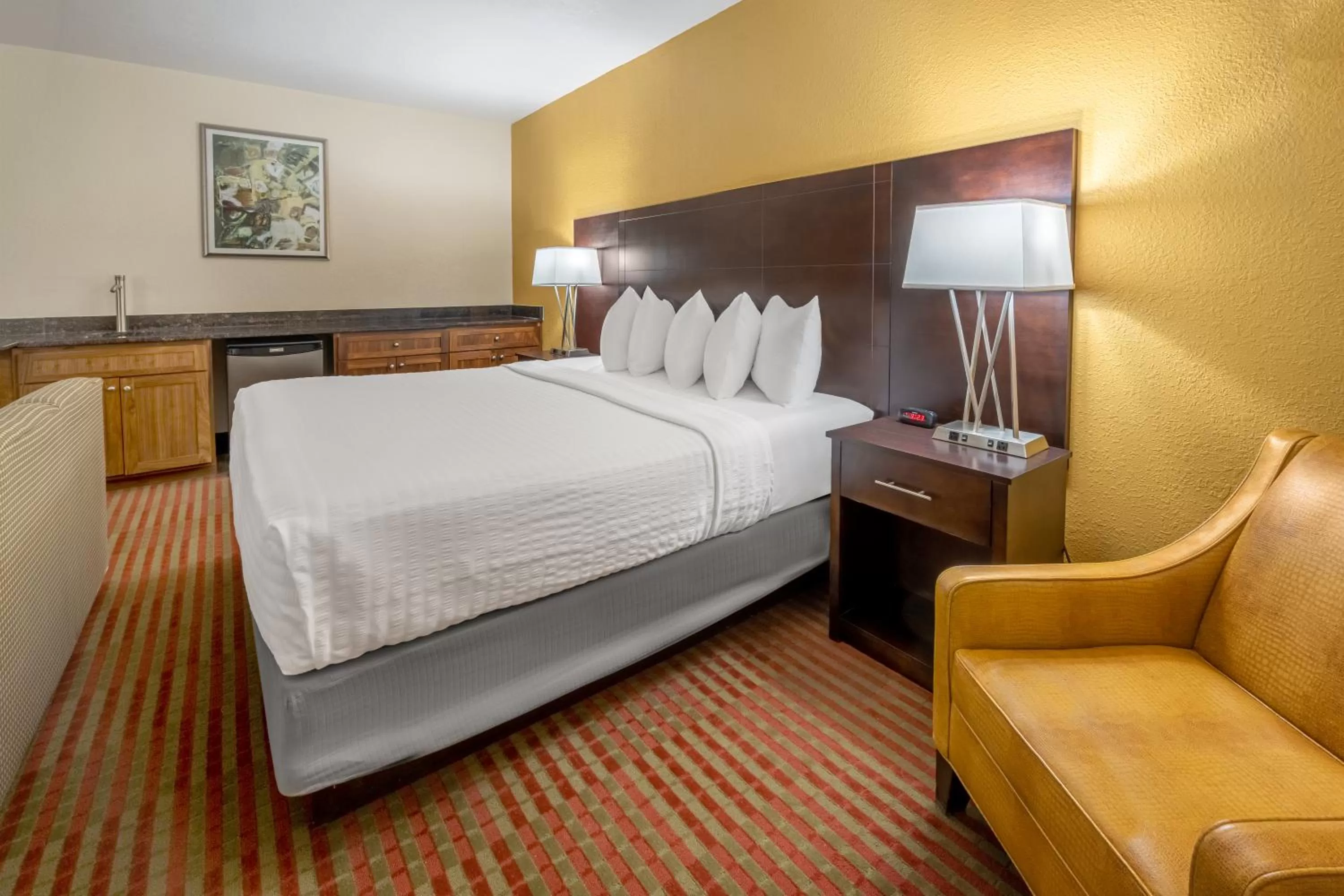 Bed in Grand Williston Hotel and Conference Center