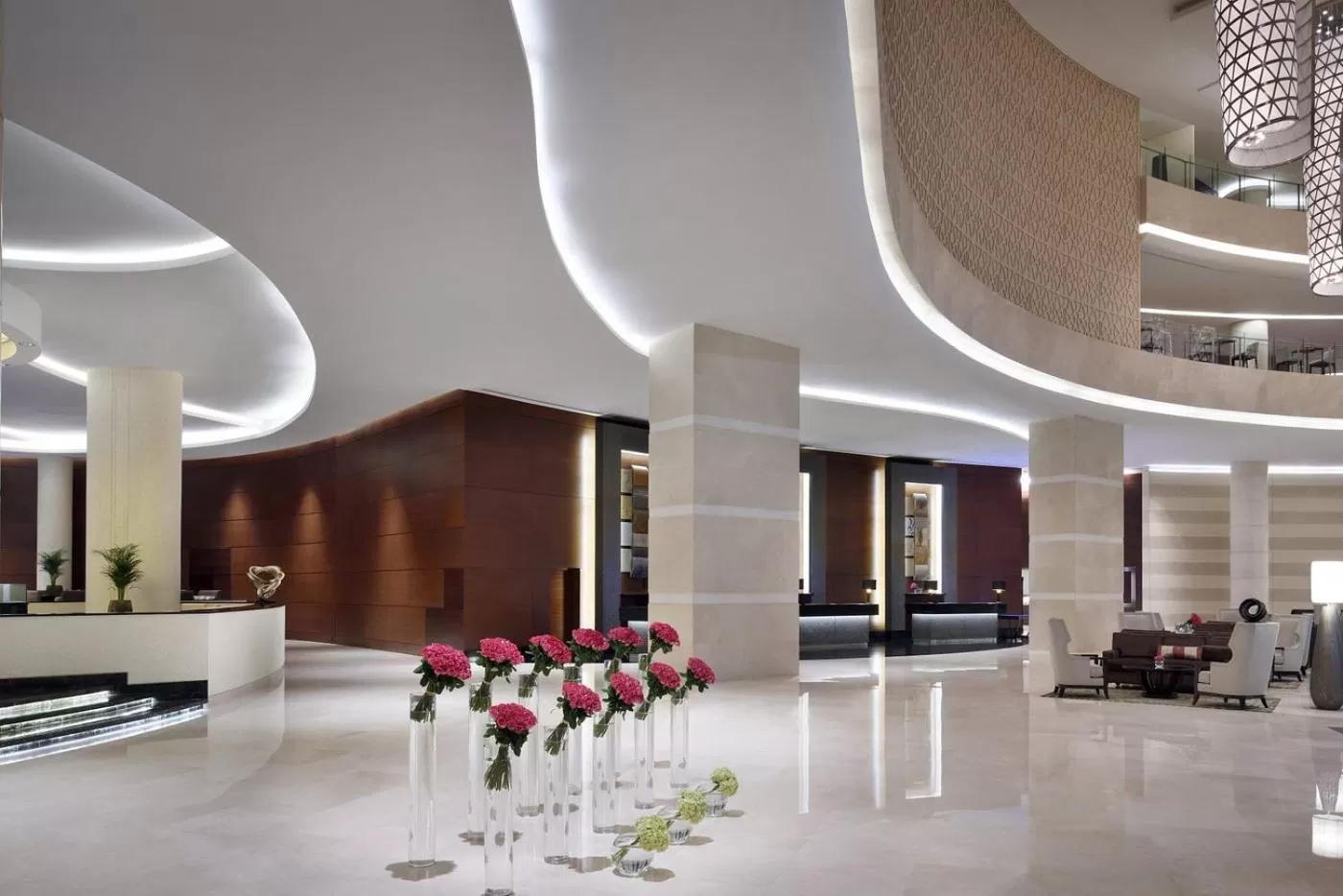 Lobby or reception in Emaar Residences Dubai Marina by Qstay - formerly Address Dubai Marina