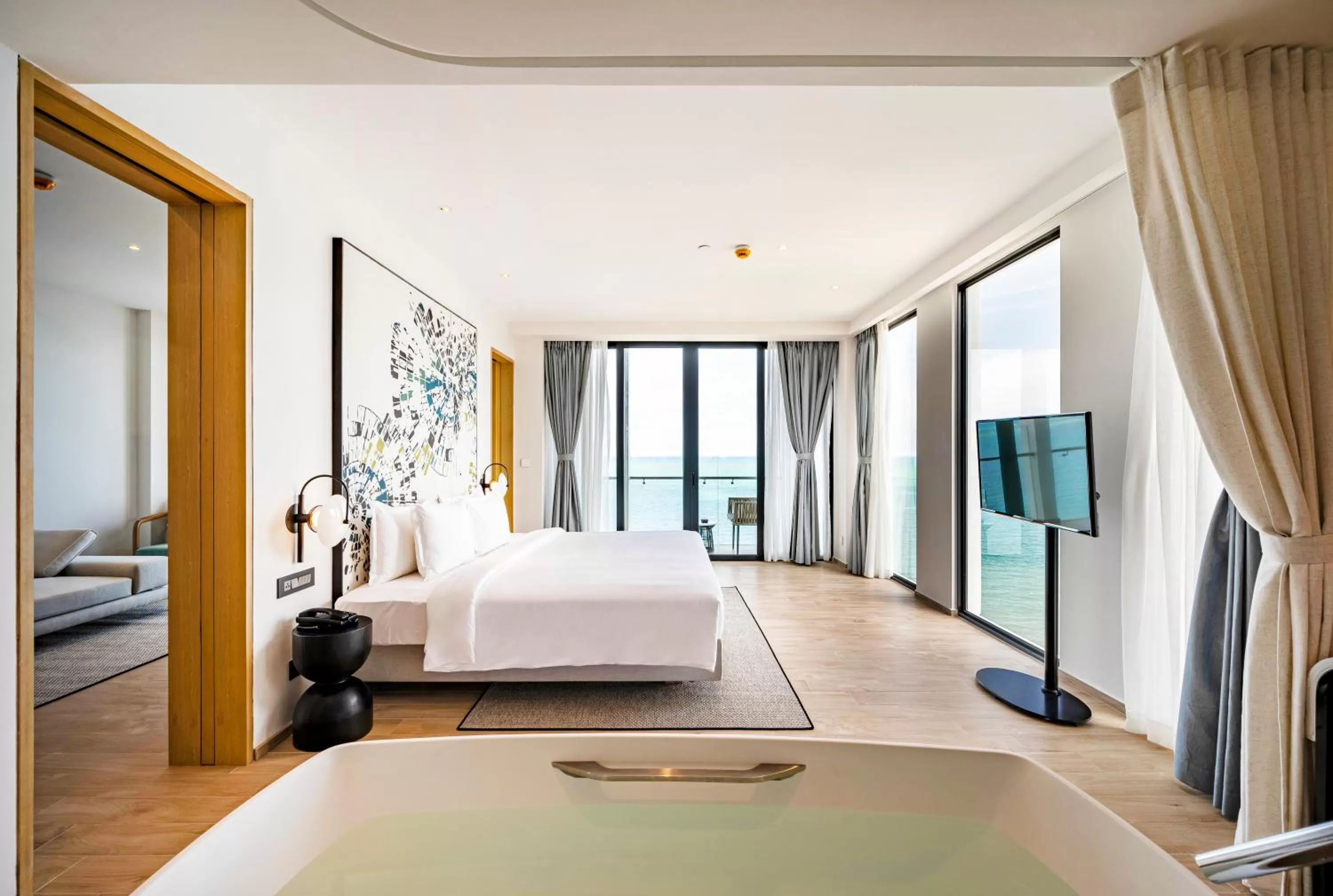 Bedroom, Bed in Anya Premier Beachfront Hotel Quy Nhon
