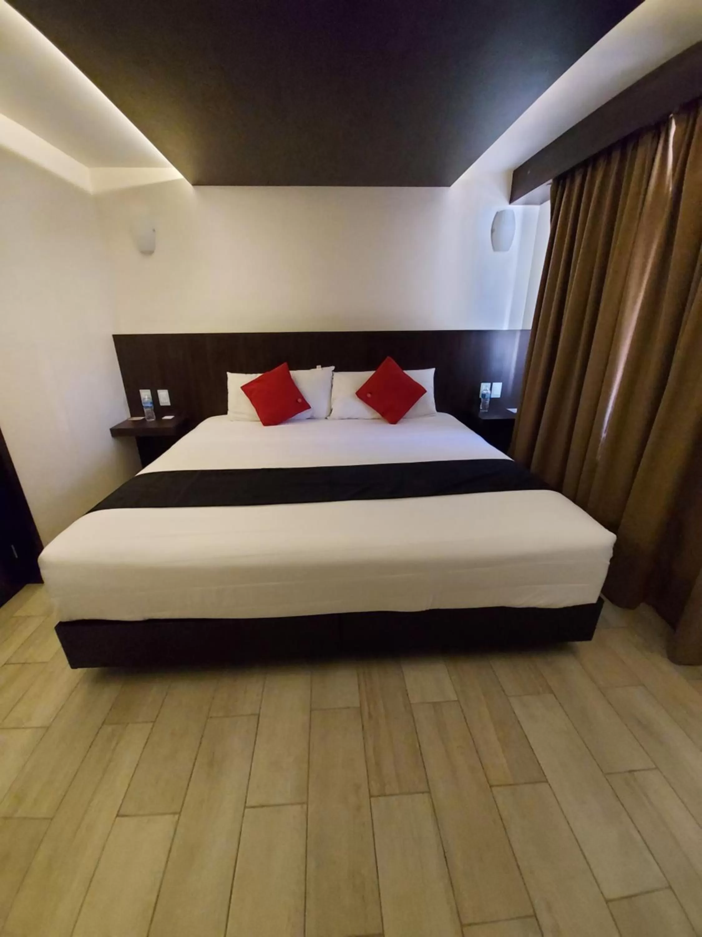 Bed in Hotel La Estancia Zacatlan