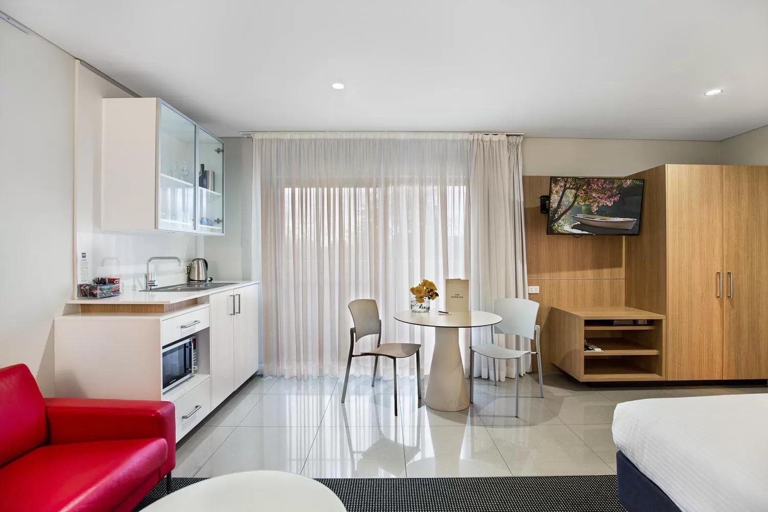 Bed in The Horatio Motel Mudgee