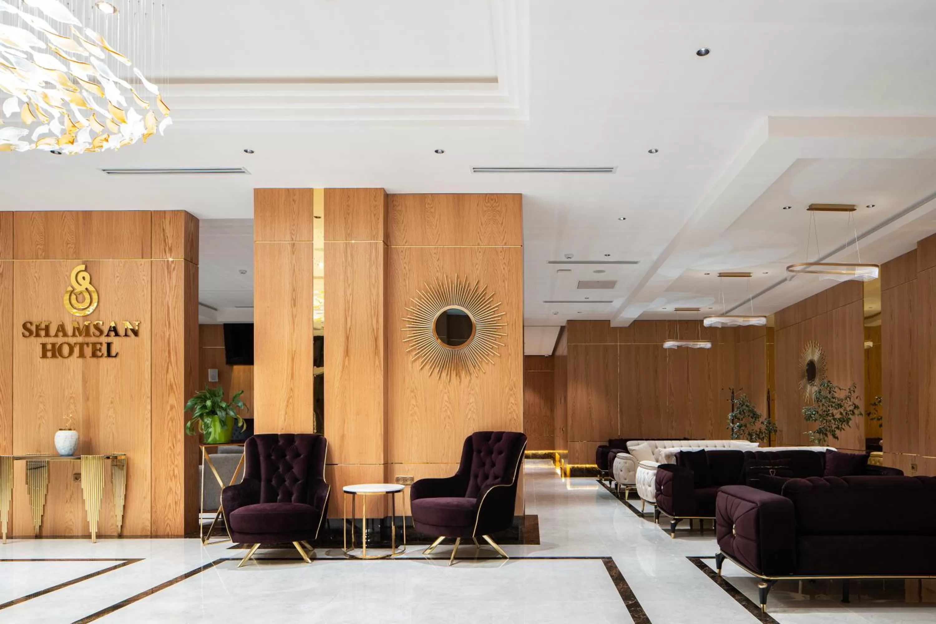 Lobby or reception in Shamsan Airport Hotel