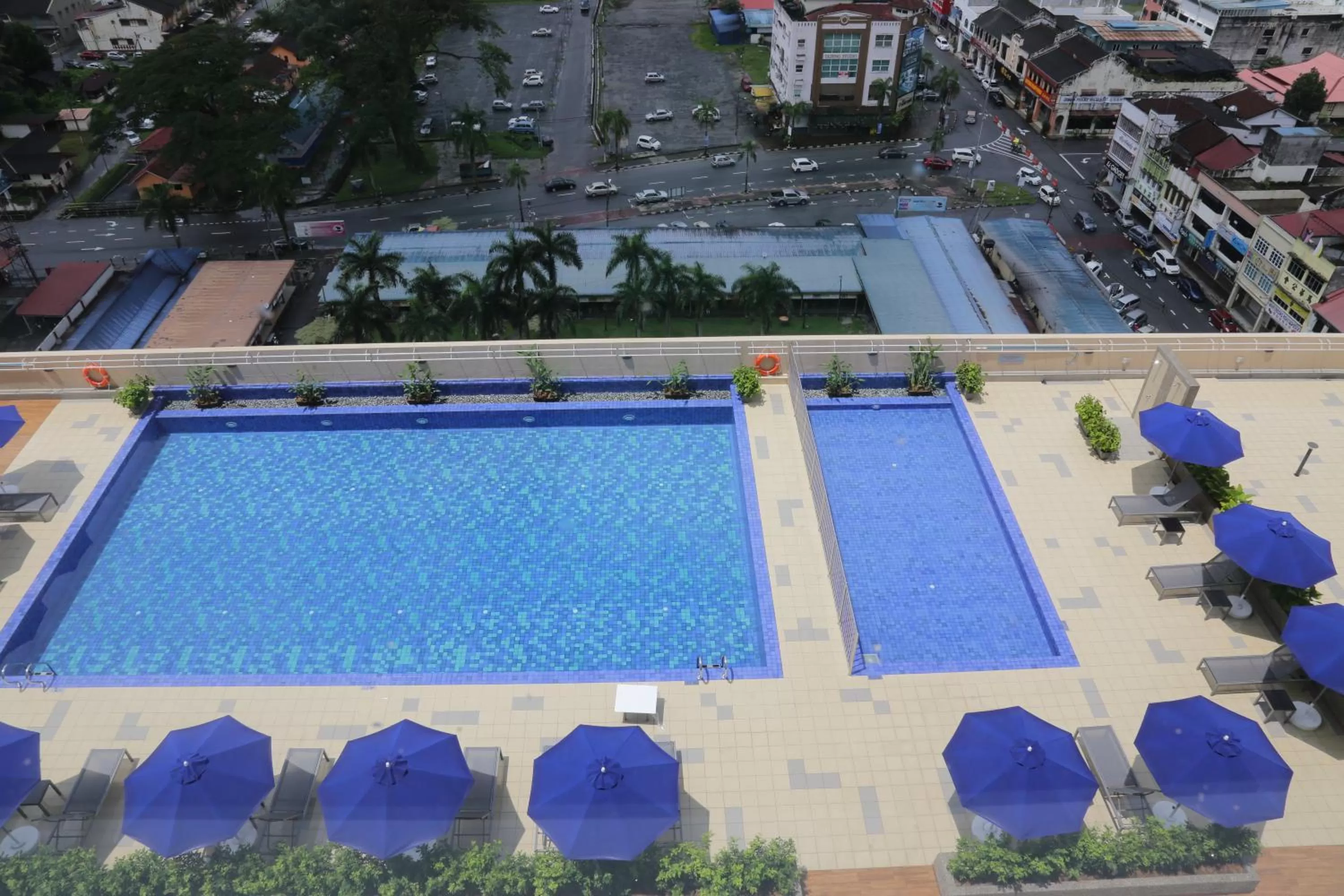Pool view in Novotel Taiping