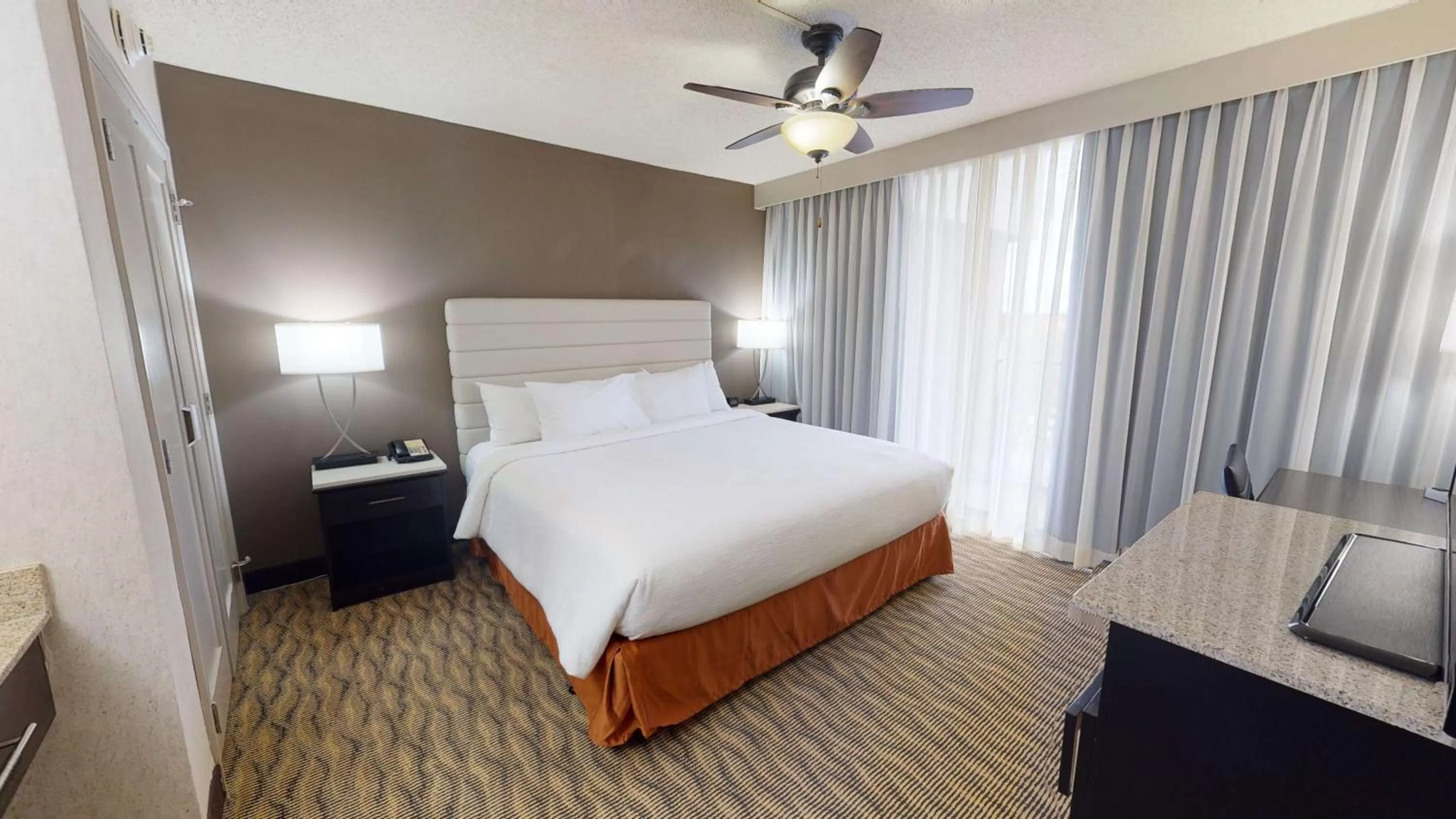 Bed in Embassy Suites by Hilton Oklahoma City Will Rogers Airport