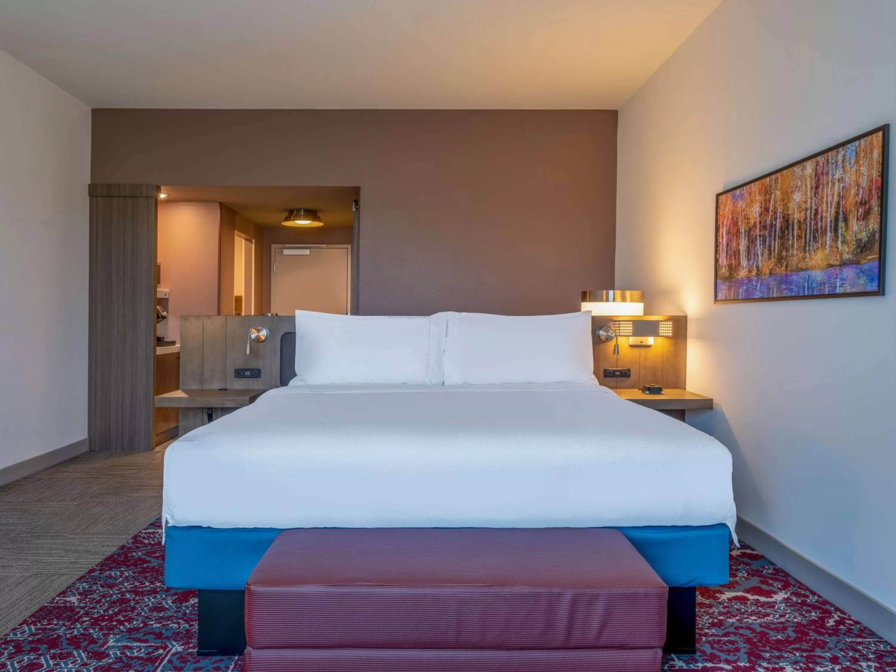 Bed in Hilton Garden Inn Jeffersonville, In