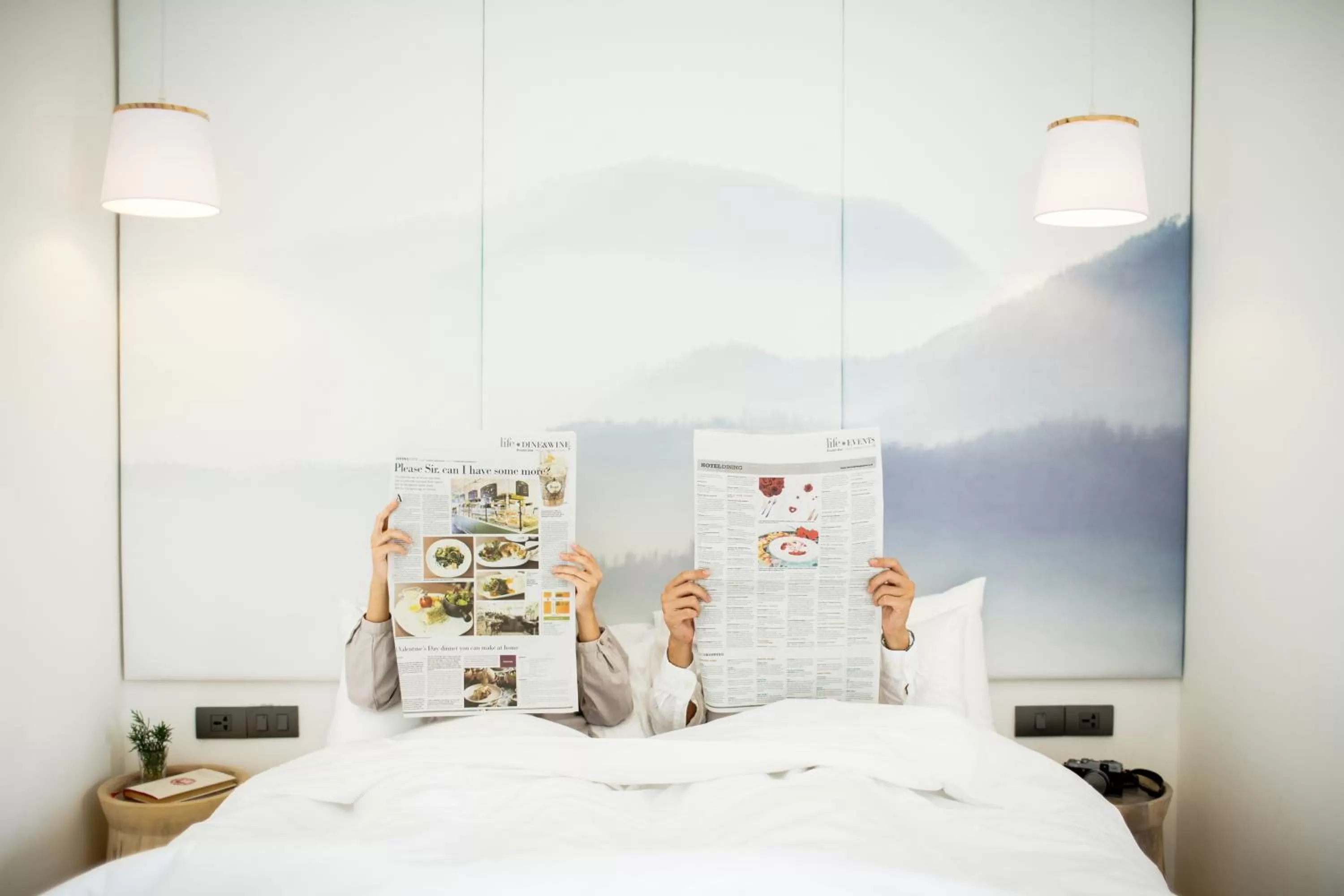 Bed in Kate and Hasu Boutique Chiangmai