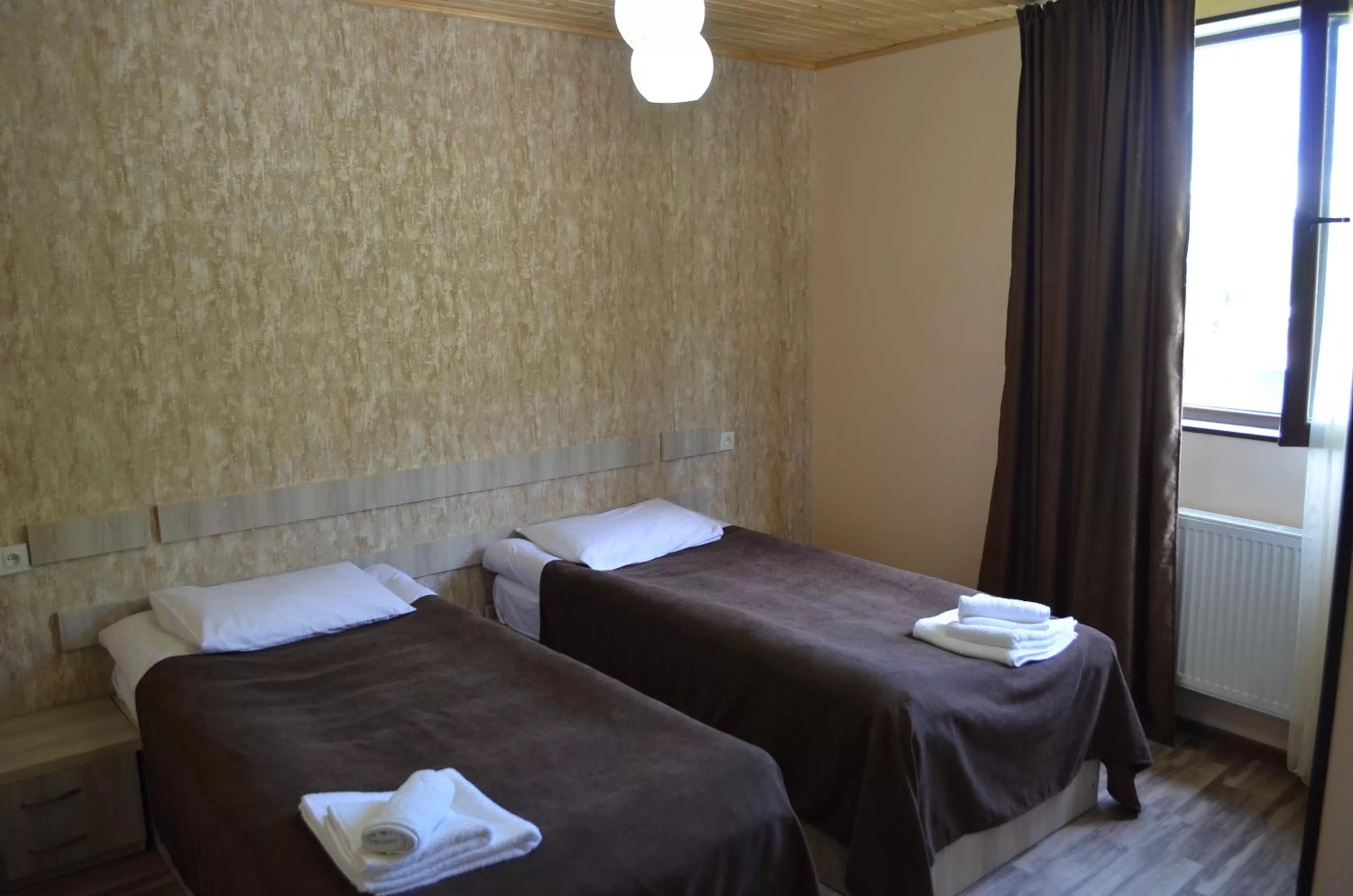 Bedroom, Bed in Hotel Svanseti