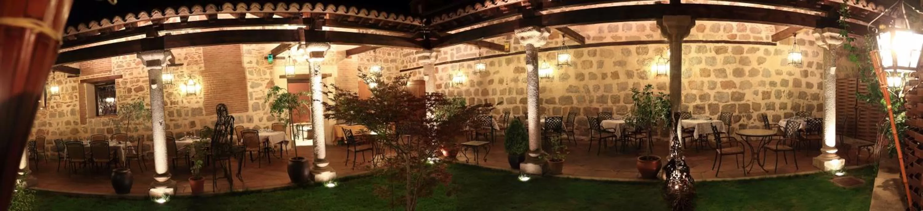 Patio in Hotel Las Cancelas