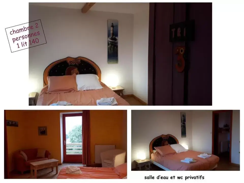 Double Room with Garden View in Les Hortensias - Chambres d'Hôtes Double Room with Garden View in Les Hortensias - Chambres d'Hôtes