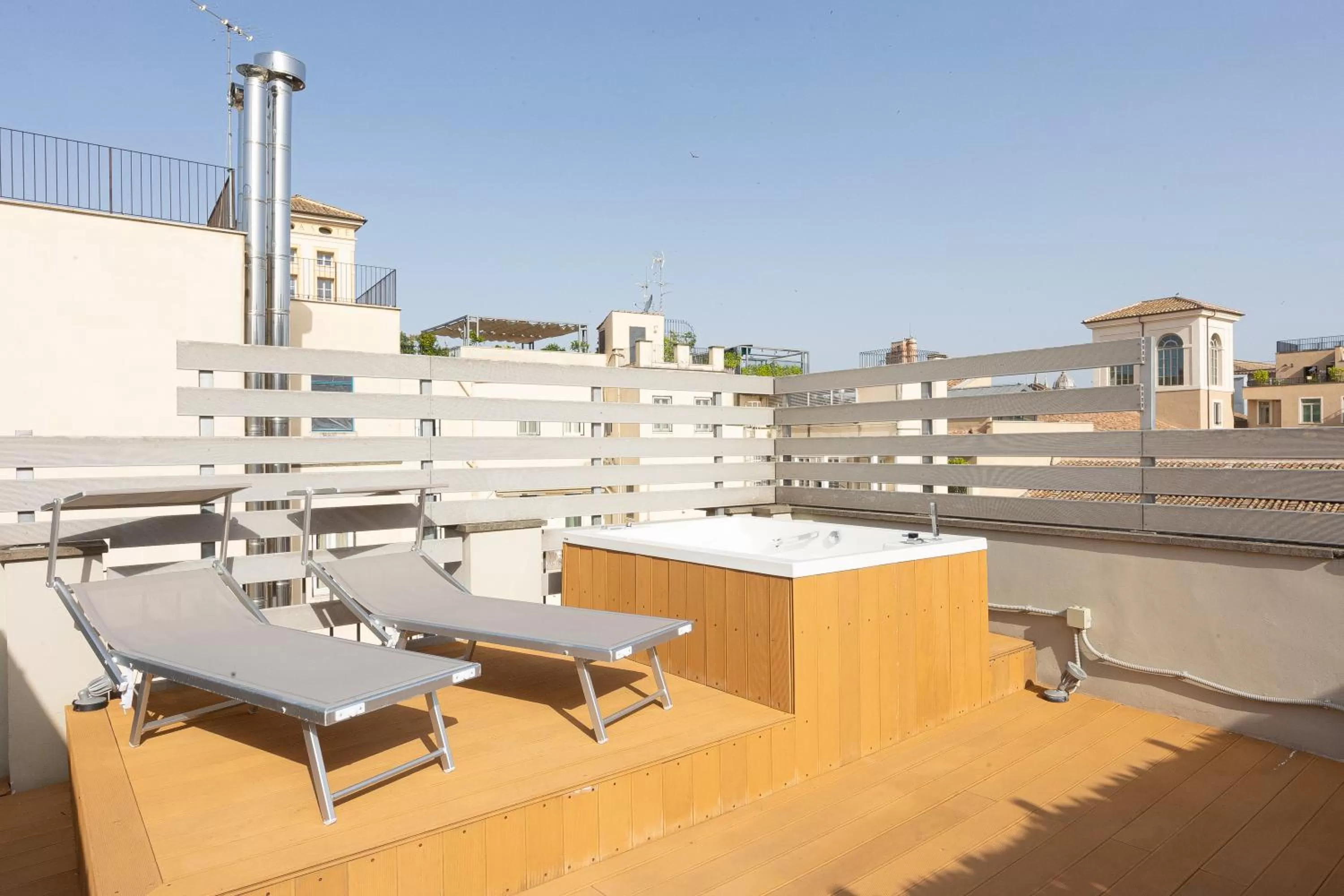 Balcony/Terrace in Hotel Castellino Roma