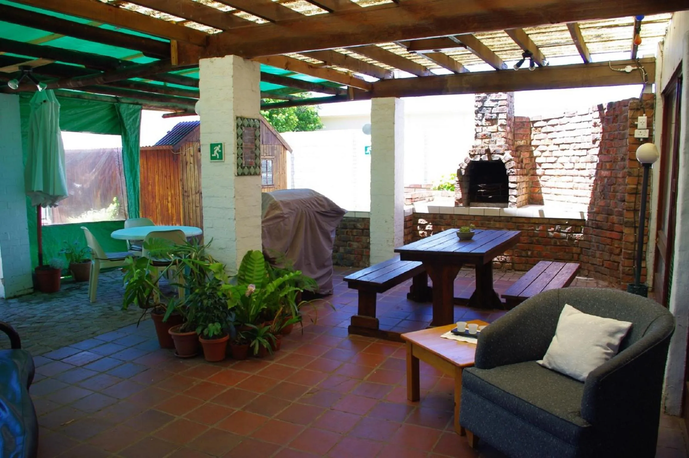 Balcony/Terrace in Aqua Marine Guest House