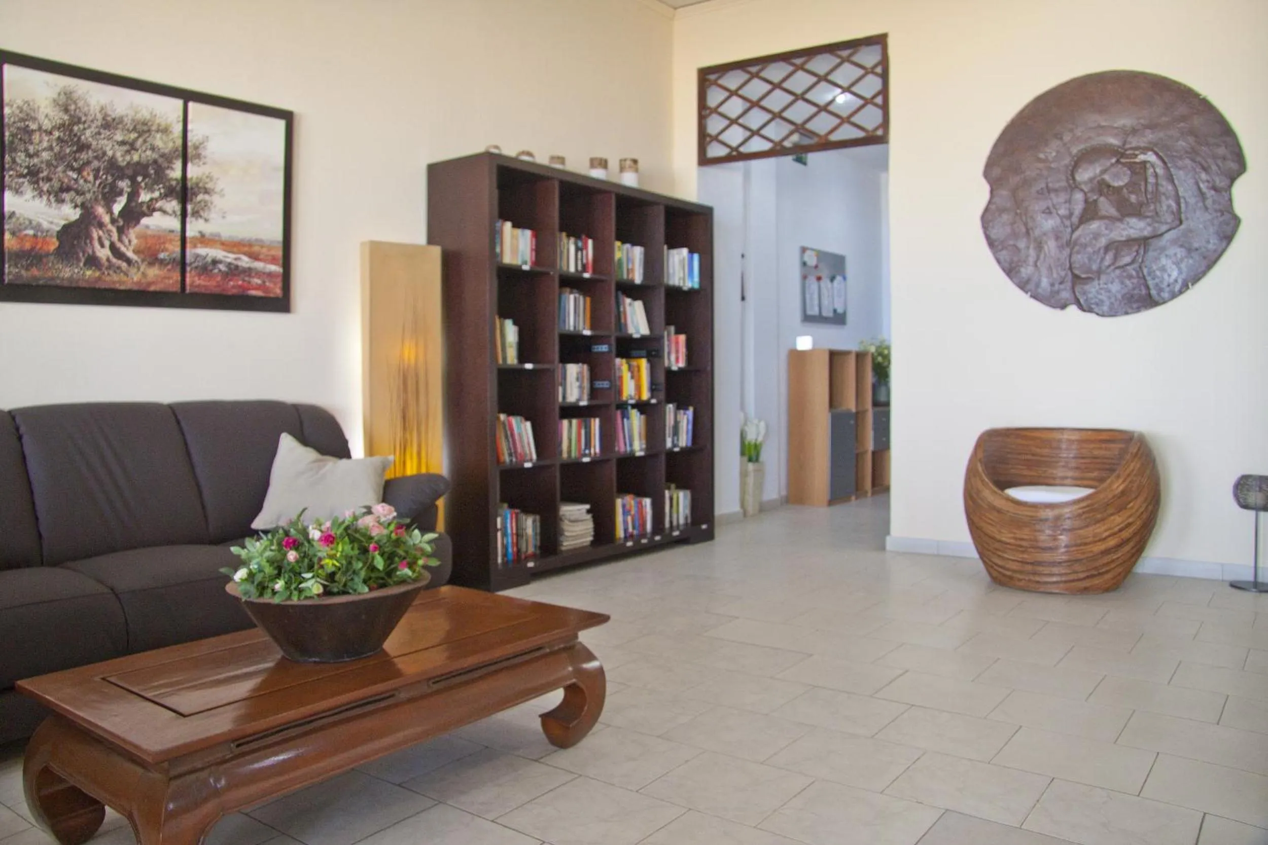 Library in Danaos Hotel