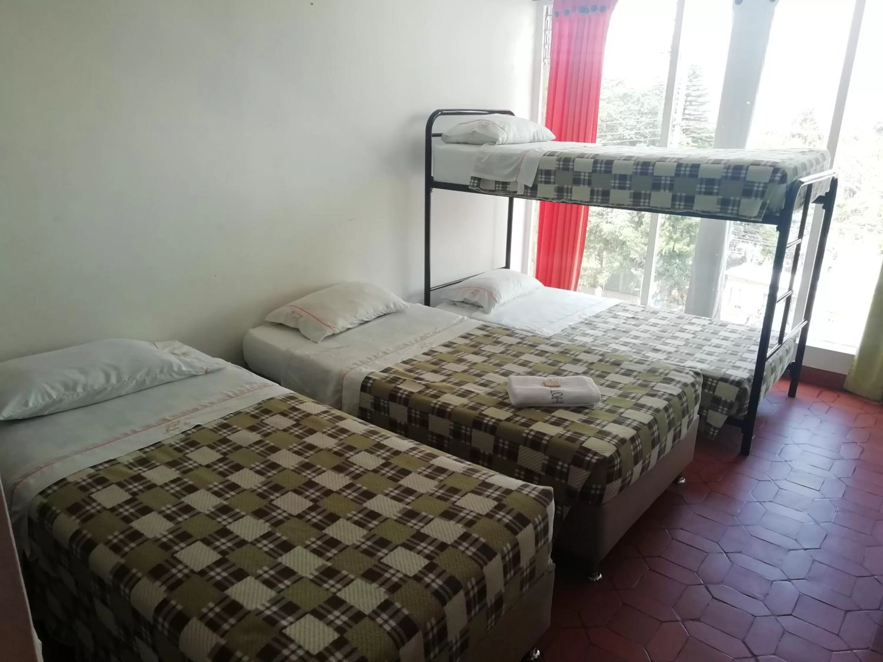 Bed in Hotel Mónaco de Fusa