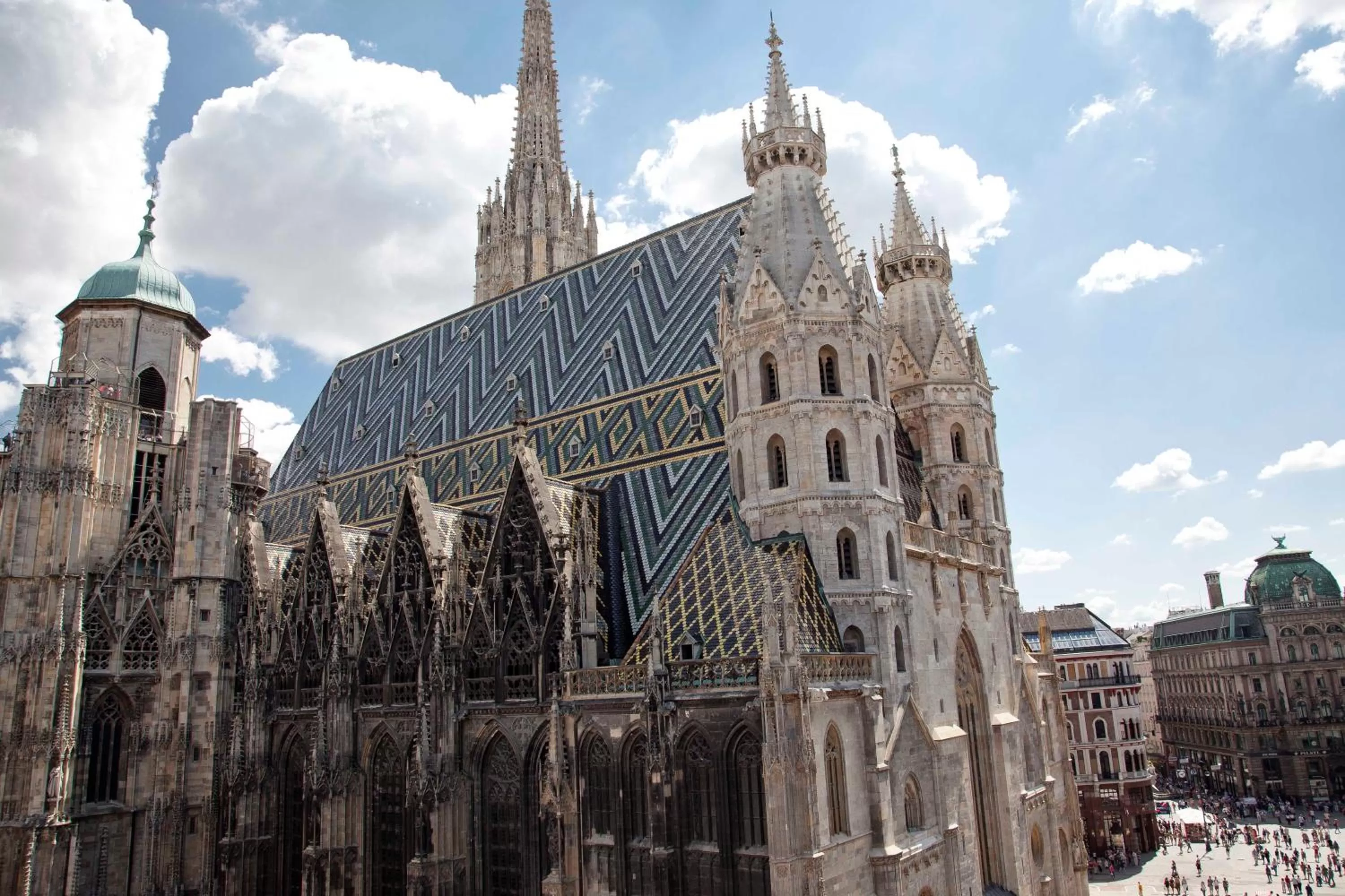 View (from property/room), Property Building in Pension Sacher - Apartments am Stephansplatz