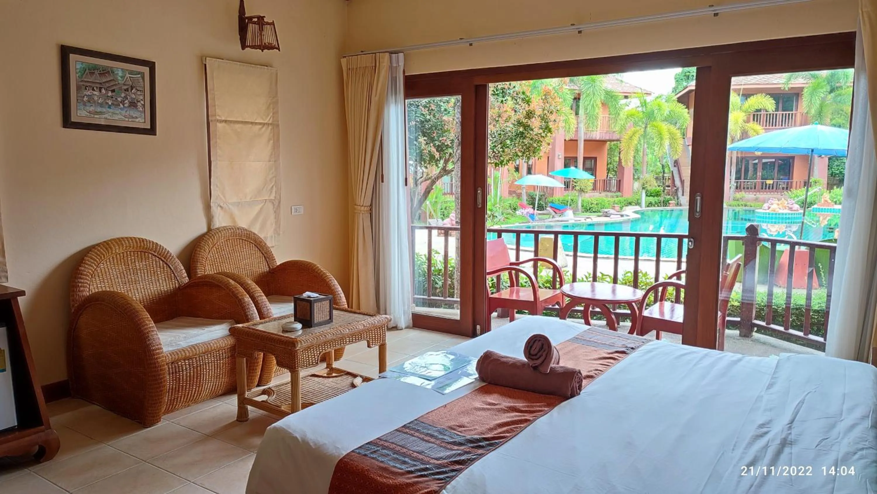 Bed in Andamanee Boutique Resort Aonang Krabi - Free Beach Shuttle