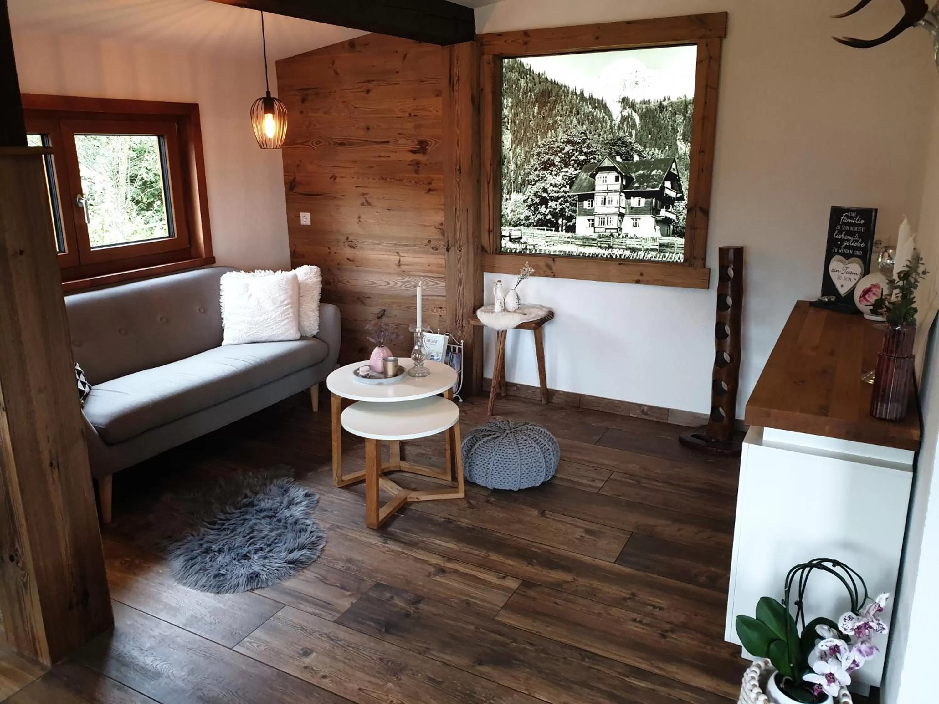 Lounge or bar, Bed in Bergführerhaus